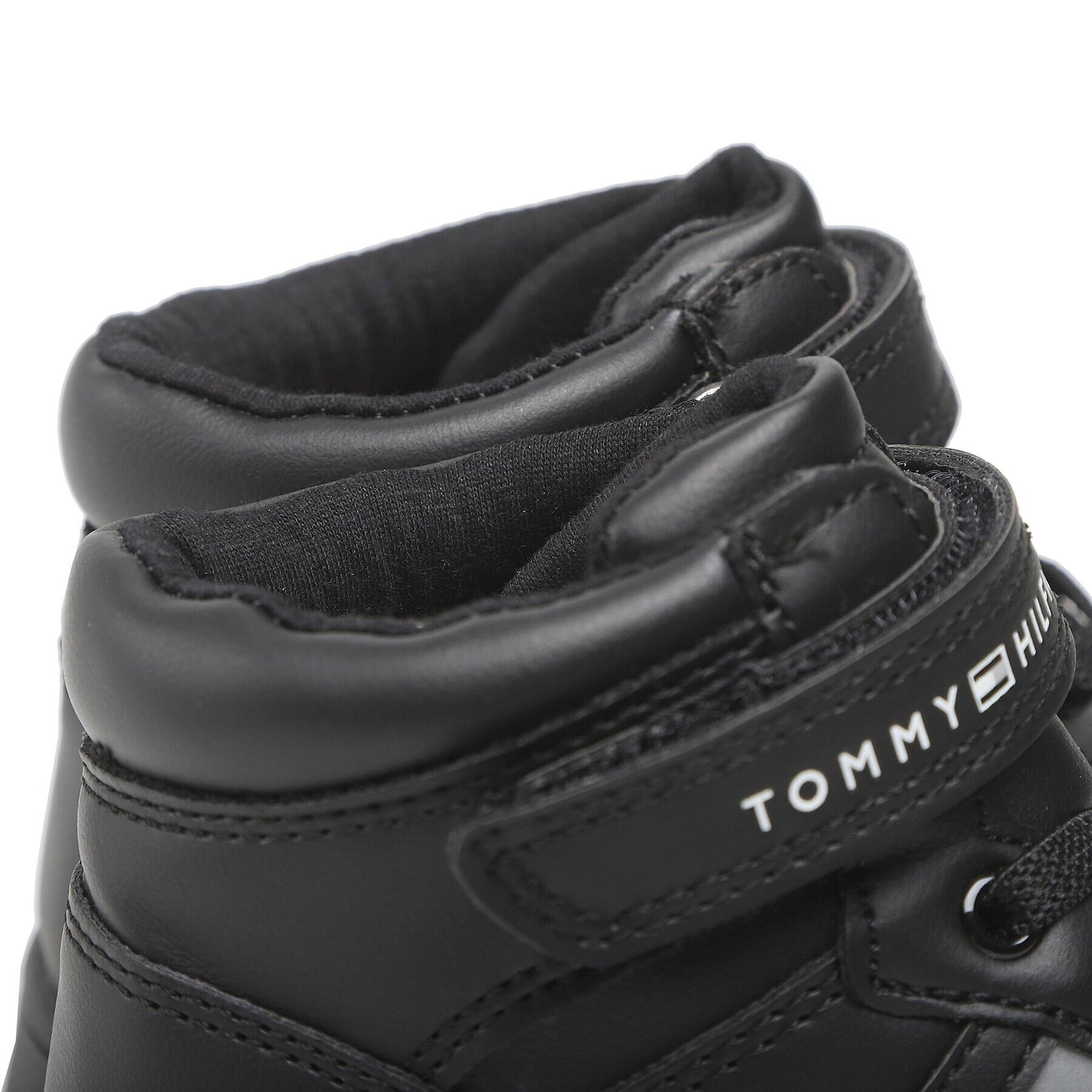 Tommy Hilfiger Sneakers High Top Lace-Up T3B9-32476-1351 S Negru - Pled.ro