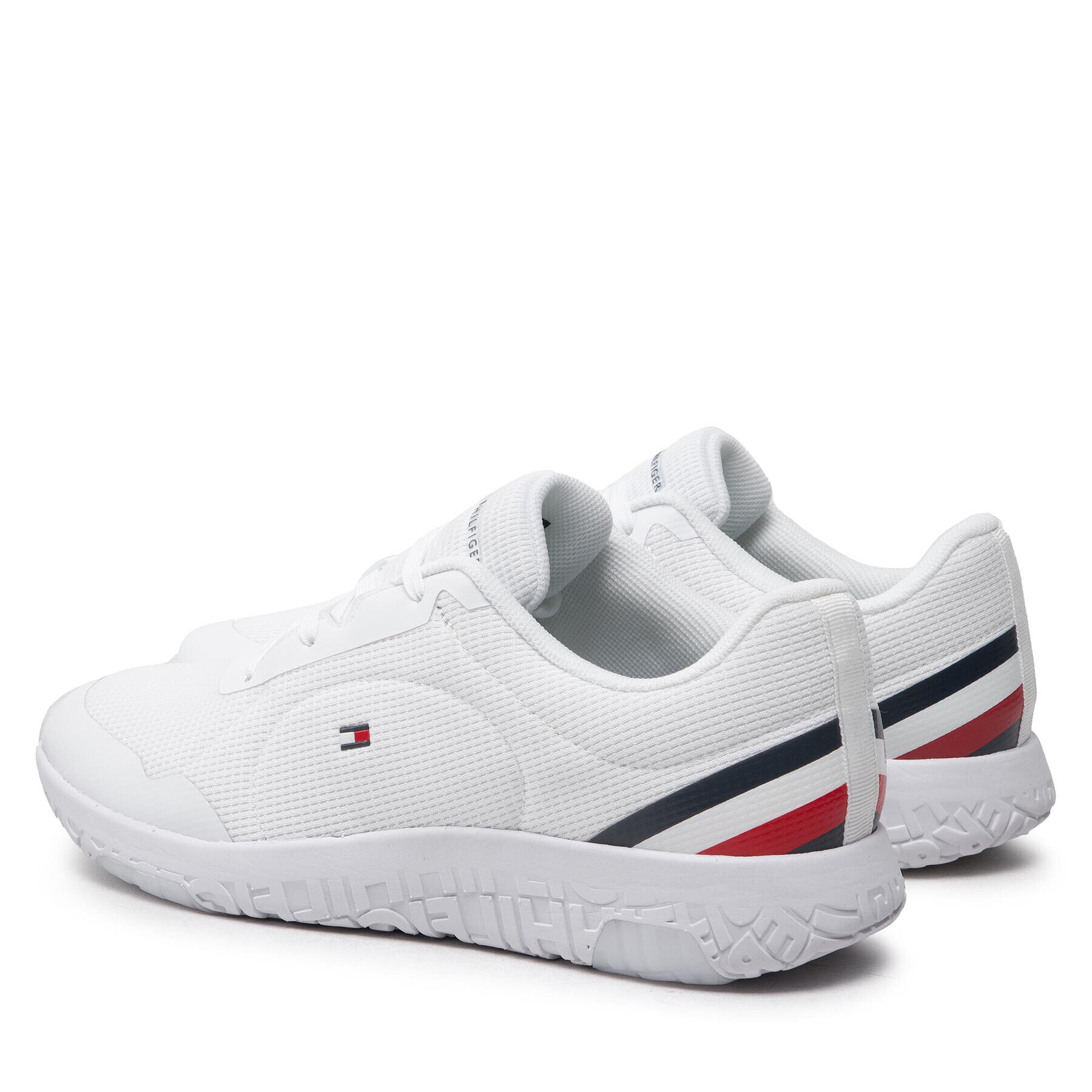 Tommy Hilfiger Sneakers Lightweight Runner Stripes FM0FM04131 Alb - Pled.ro