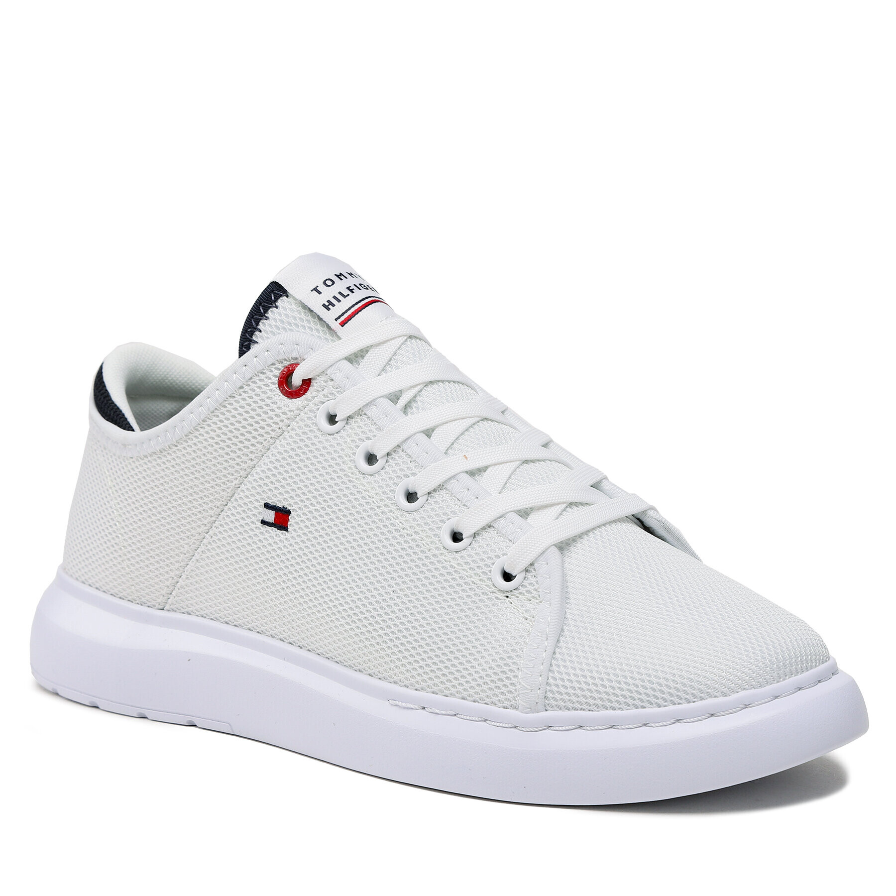 Tommy Hilfiger Sneakers Lightweight Textile Cupsole FM0FM04426 Alb - Pled.ro