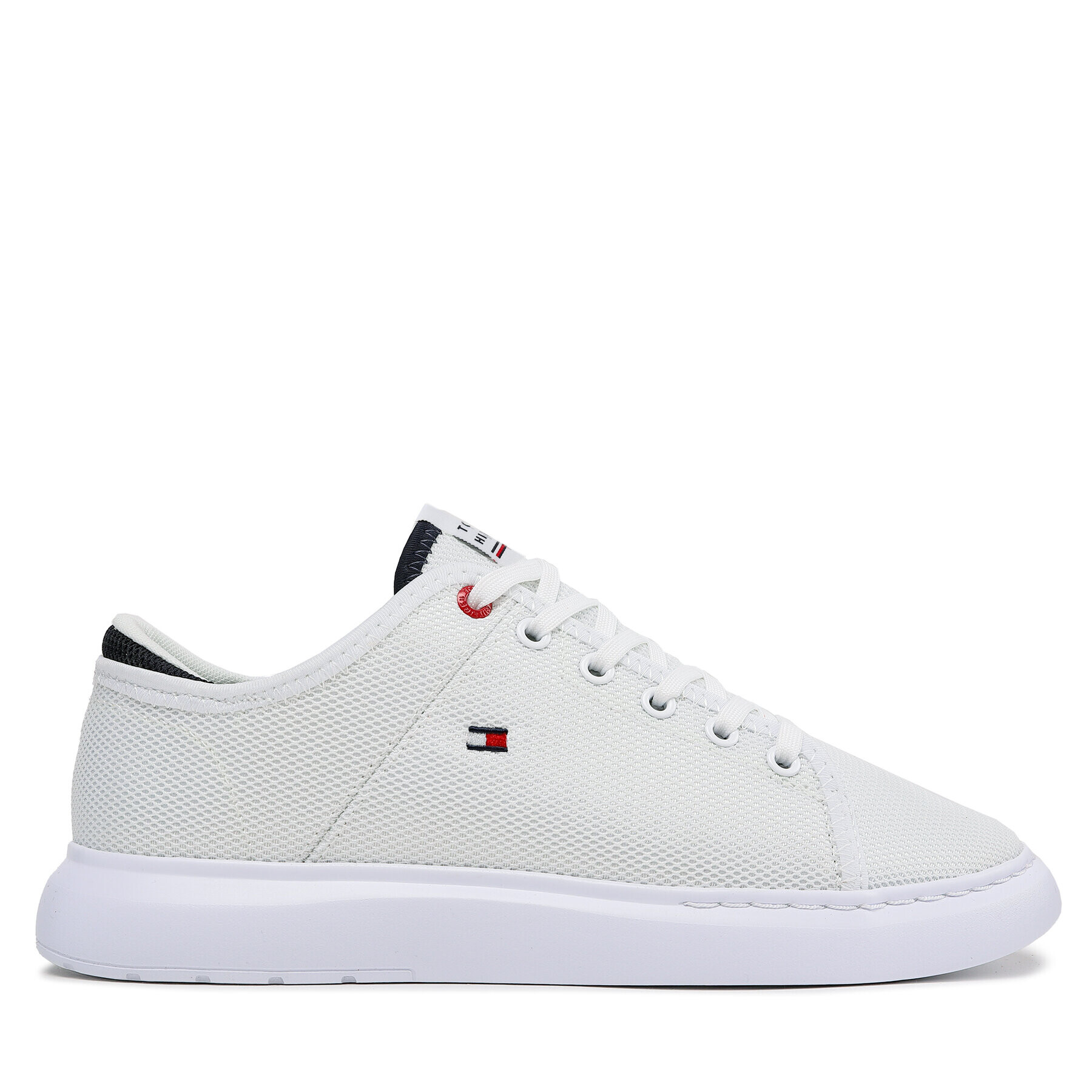 Tommy Hilfiger Sneakers Lightweight Textile Cupsole FM0FM04426 Alb - Pled.ro