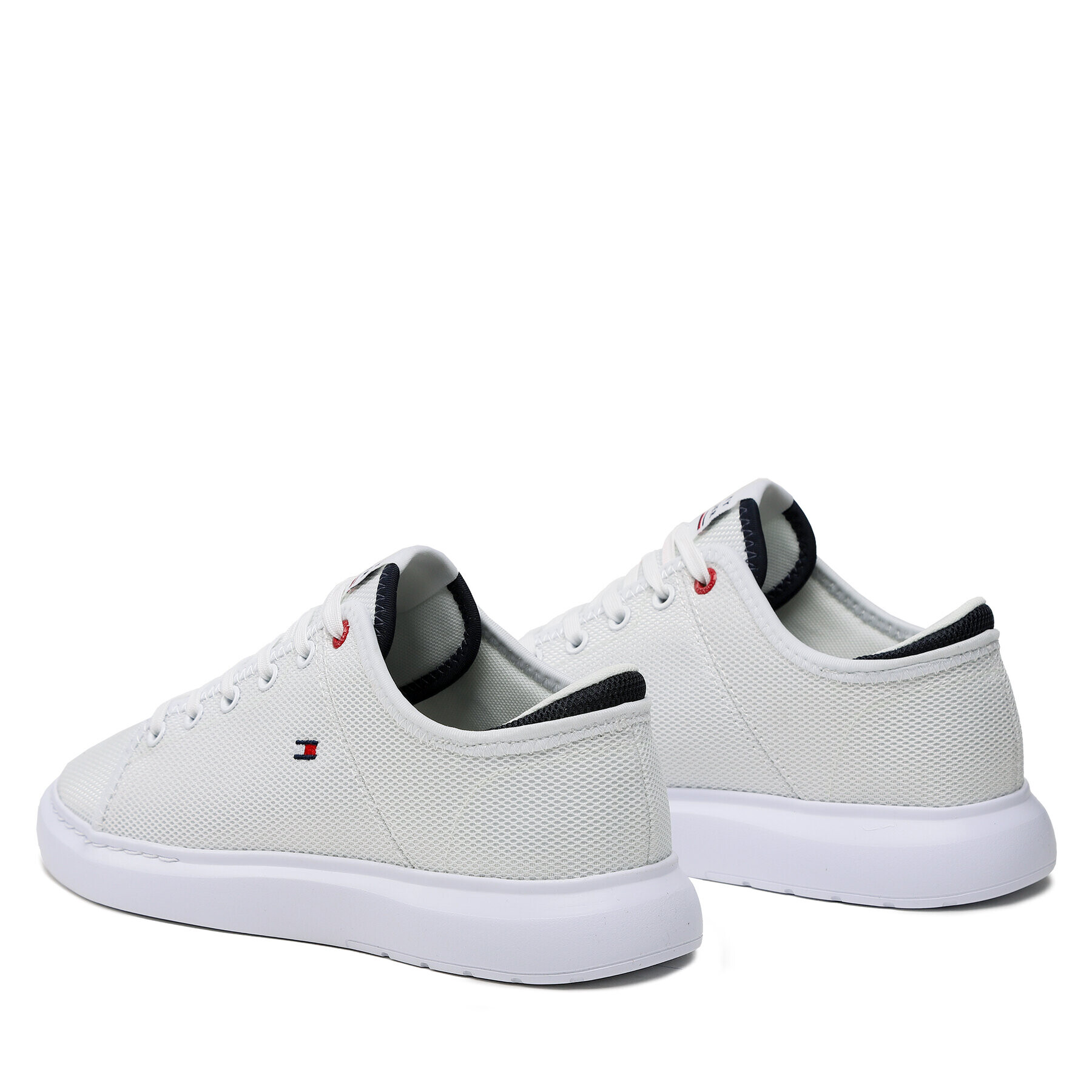 Tommy Hilfiger Sneakers Lightweight Textile Cupsole FM0FM04426 Alb - Pled.ro