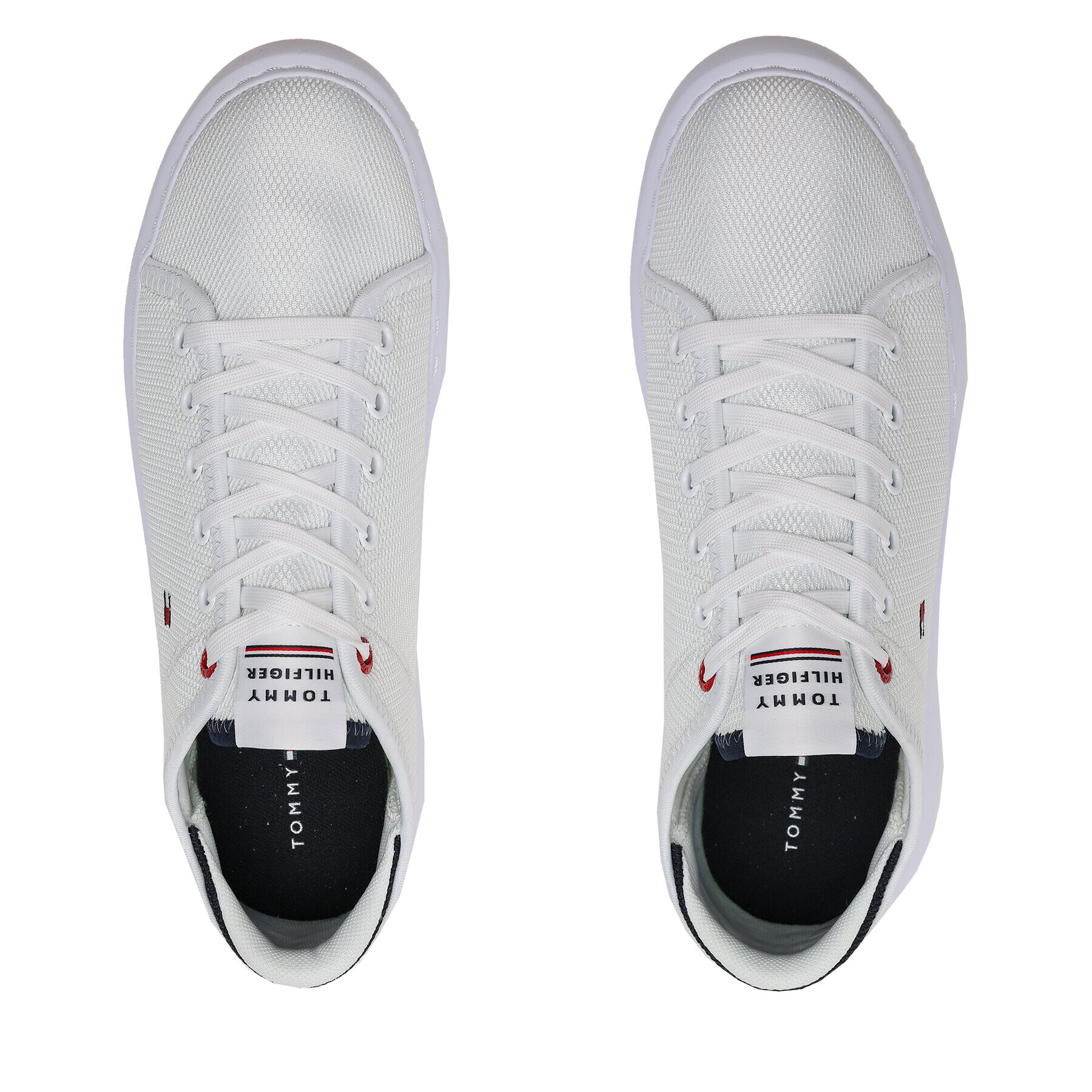 Tommy Hilfiger Sneakers Lightweight Textile Cupsole FM0FM04426 Alb - Pled.ro