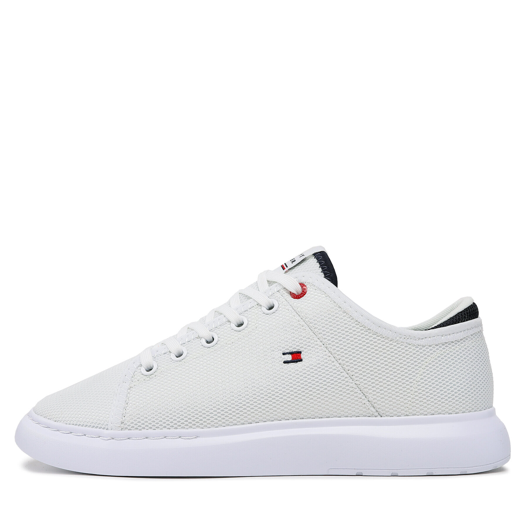 Tommy Hilfiger Sneakers Lightweight Textile Cupsole FM0FM04426 Alb - Pled.ro