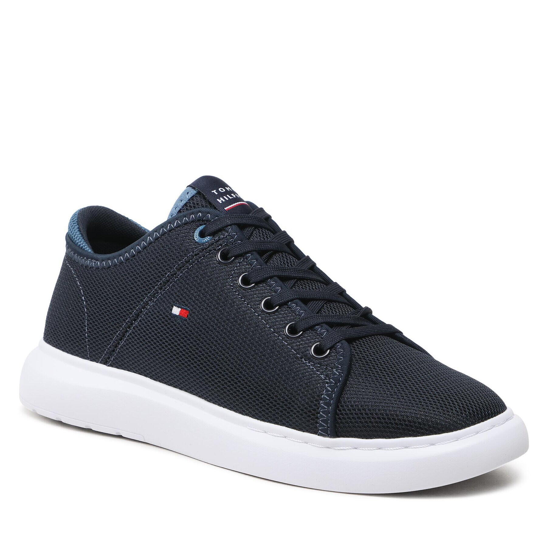 Tommy Hilfiger Sneakers Lightweight Textile Cupsole FM0FM04426 Bleumarin - Pled.ro