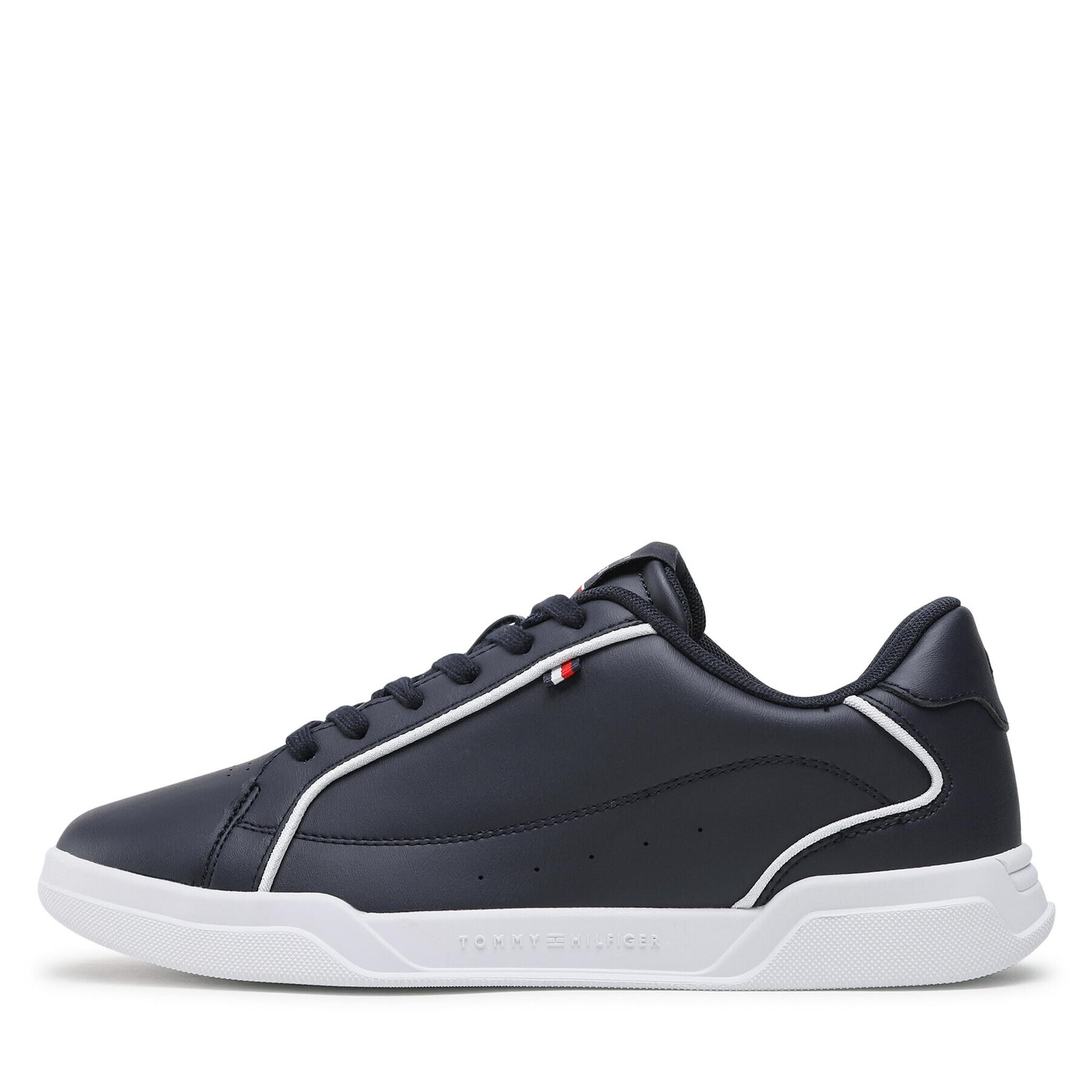 Tommy Hilfiger Sneakers Lo Cup Leather FM0FM04429 Bleumarin - Pled.ro