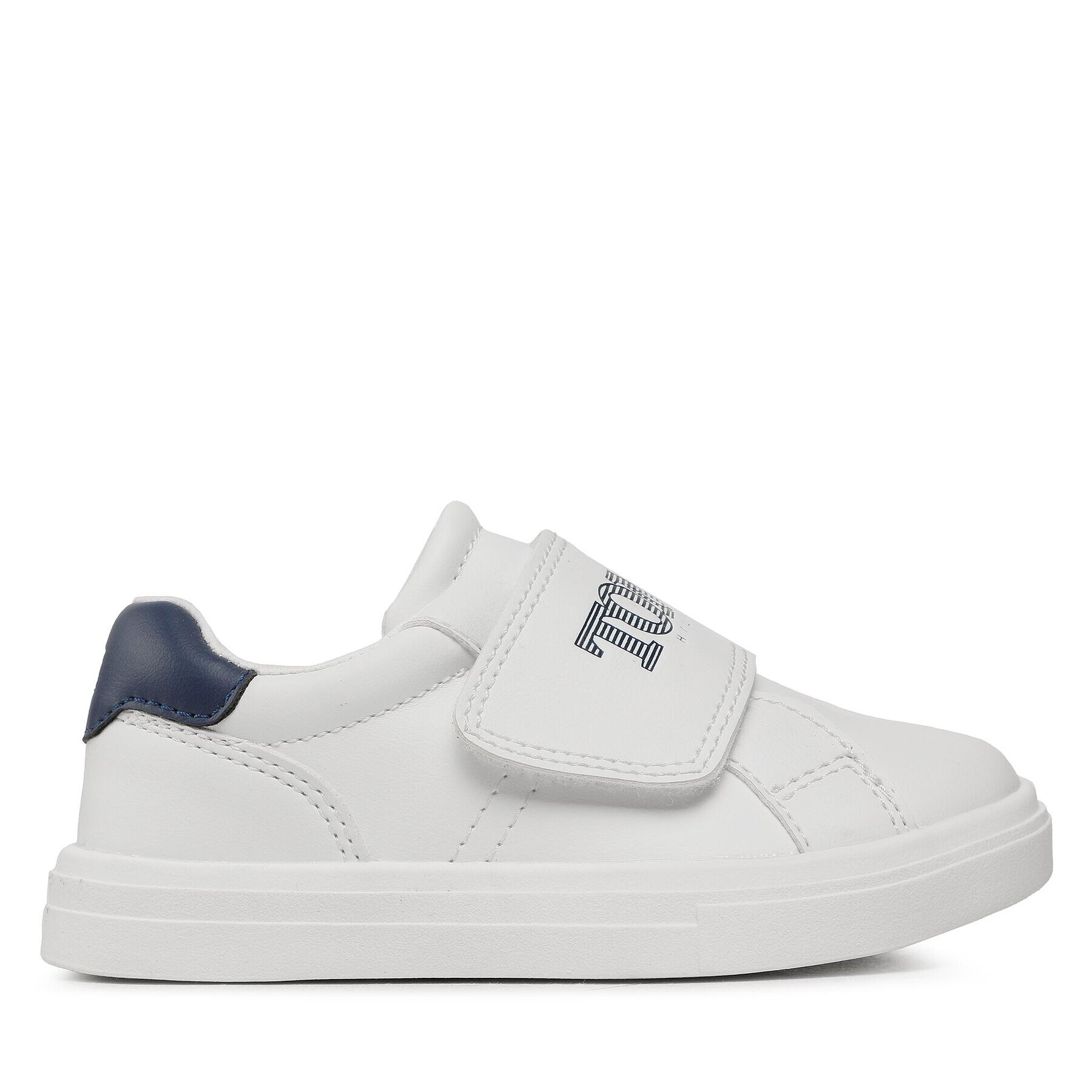 Tommy Hilfiger Sneakers Logo Low Cut Velcro Sneaker T1B9-32840-1355 S Alb - Pled.ro