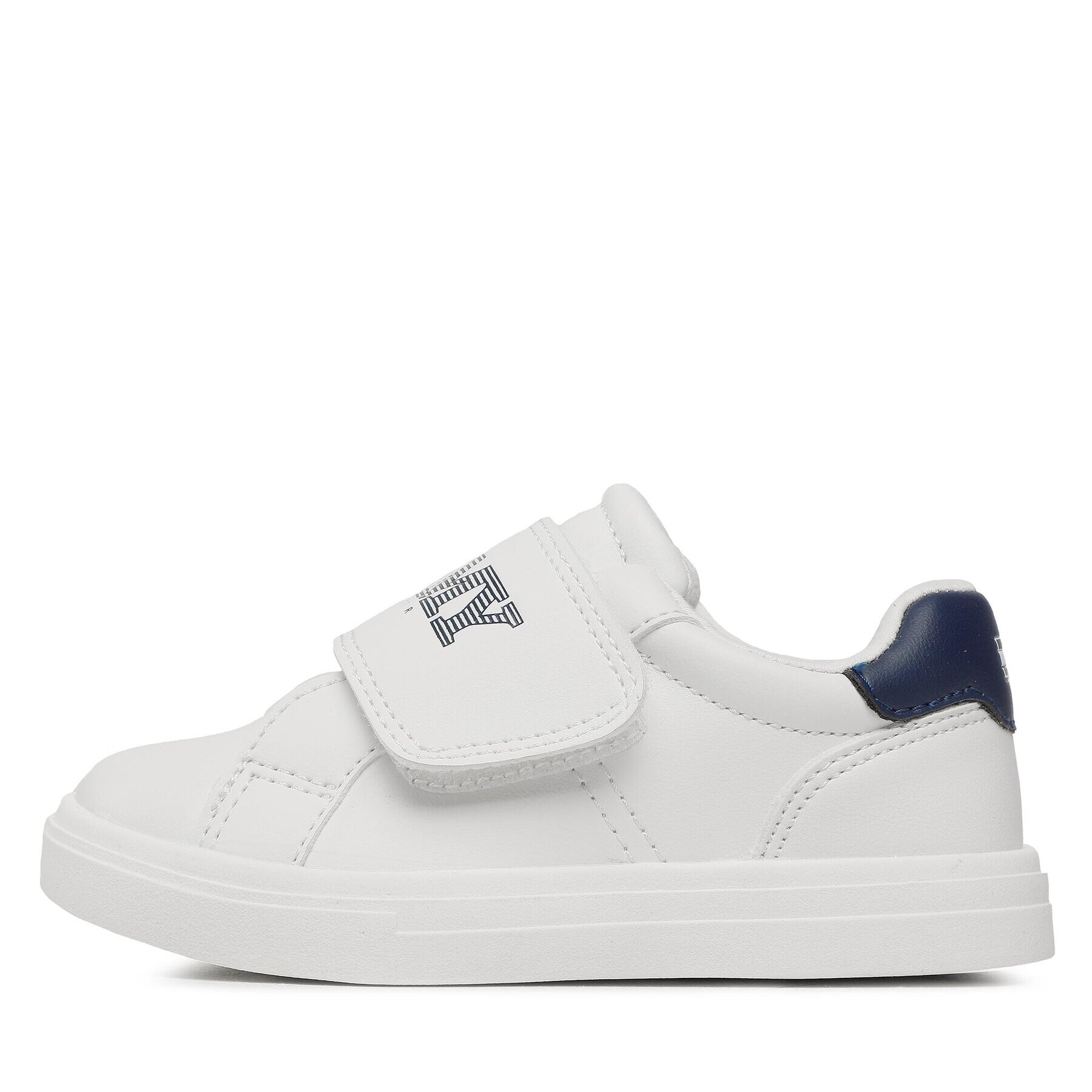 Tommy Hilfiger Sneakers Logo Low Cut Velcro Sneaker T1B9-32840-1355 S Alb - Pled.ro