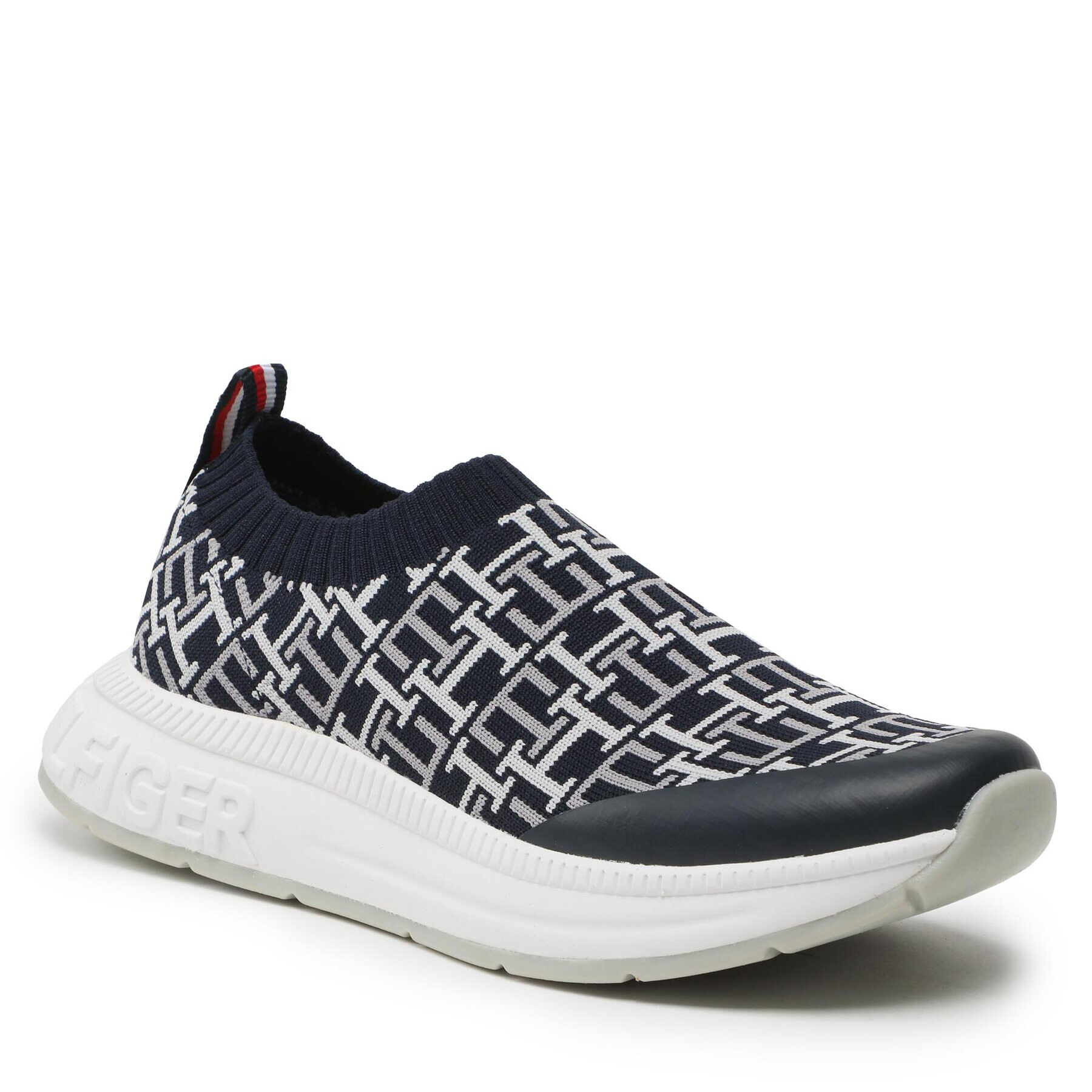 Tommy Hilfiger Sneakers Low Cut Easy-On T3A9-32746-0034X079 S Bleumarin - Pled.ro