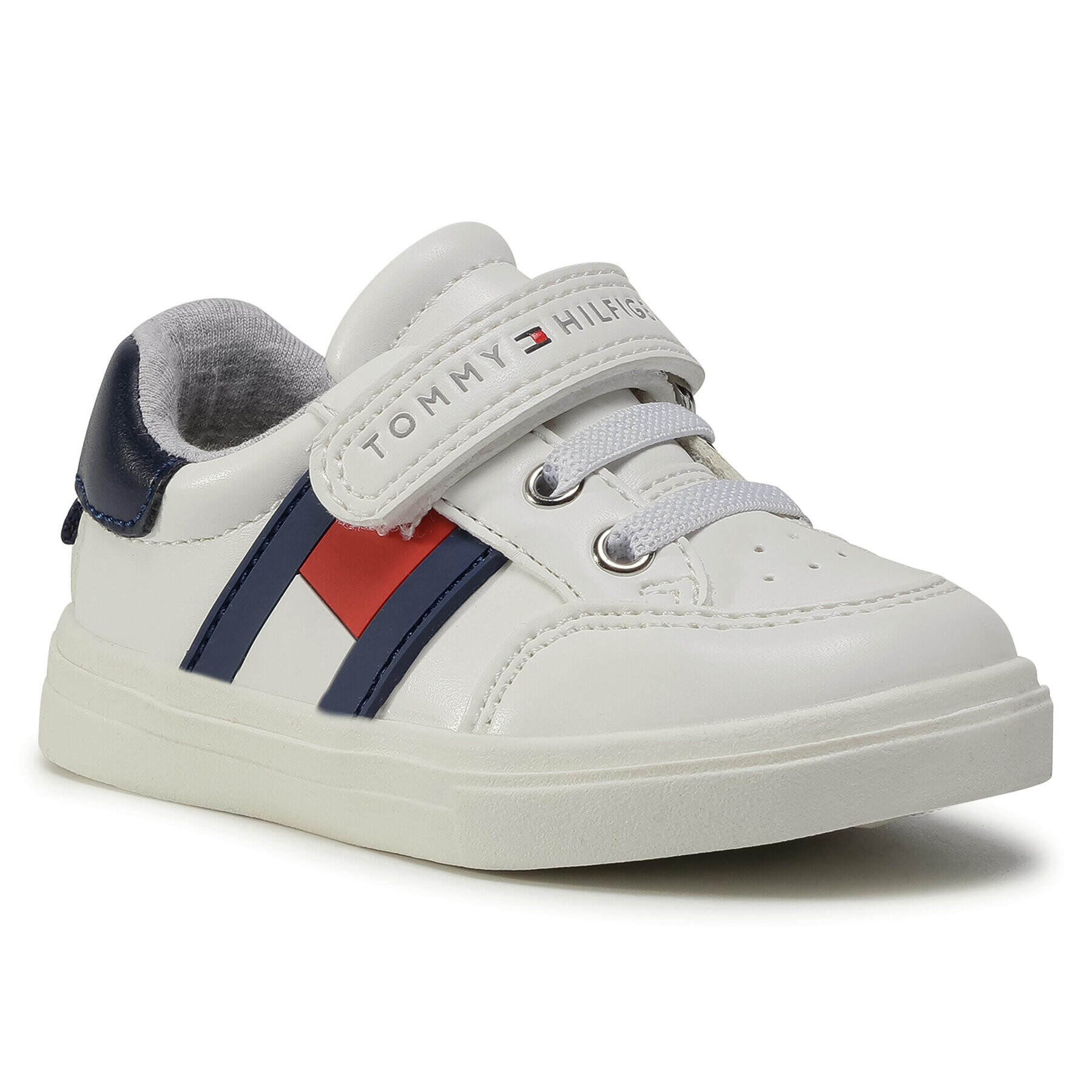 Tommy Hilfiger Sneakers Low Cut Lace T1B4-30702-0622 M Alb - Pled.ro