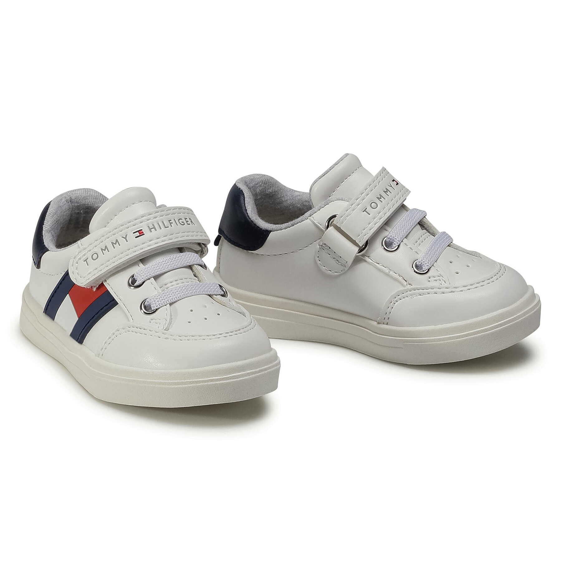 Tommy Hilfiger Sneakers Low Cut Lace T1B4-30702-0622 M Alb - Pled.ro