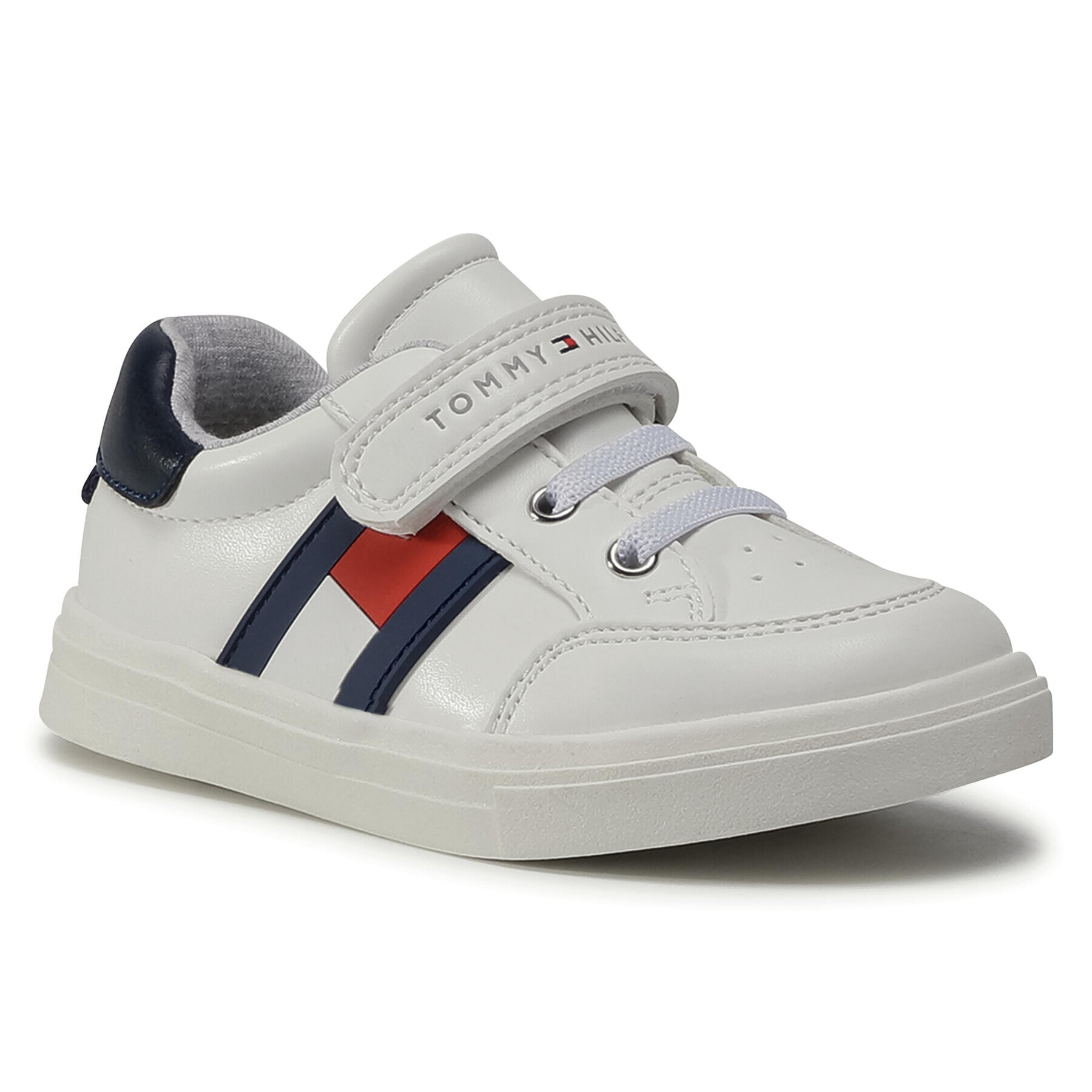 Tommy Hilfiger Sneakers Low Cut Lace T1B4-30702-0622 S Alb - Pled.ro