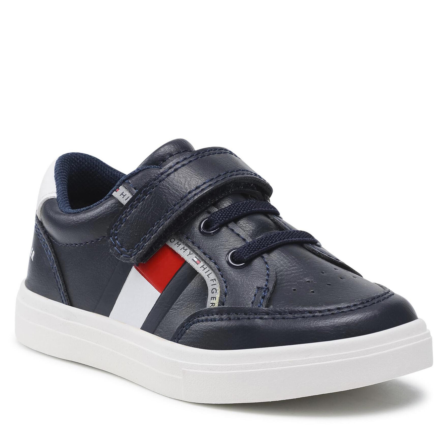 Tommy Hilfiger Sneakers Low Cut Lace T1B4-32038-0754Y S Bleumarin - Pled.ro