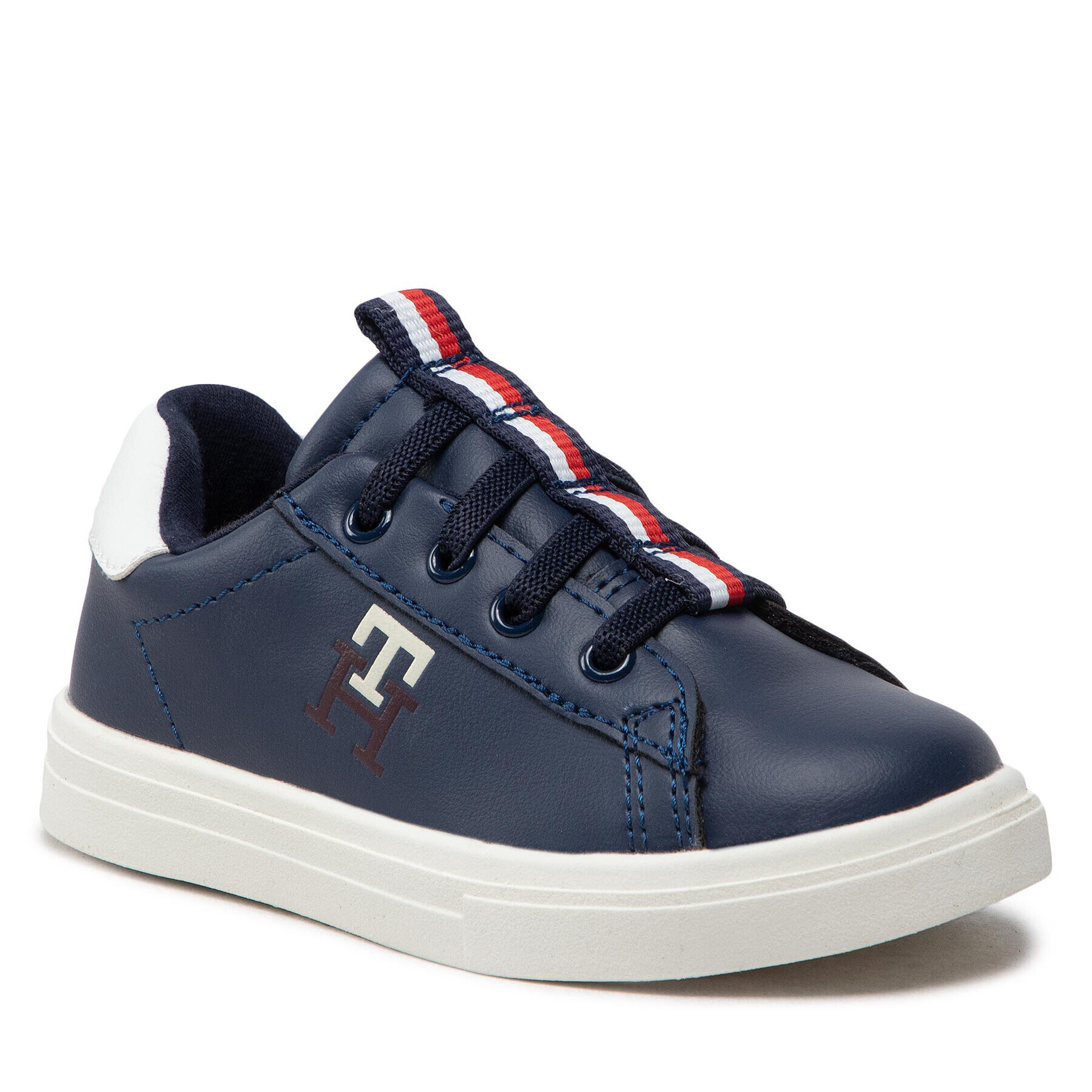 Tommy Hilfiger Sneakers Low Cut lace-Up Sneaker T1B9-32457-1355 S Bleumarin - Pled.ro