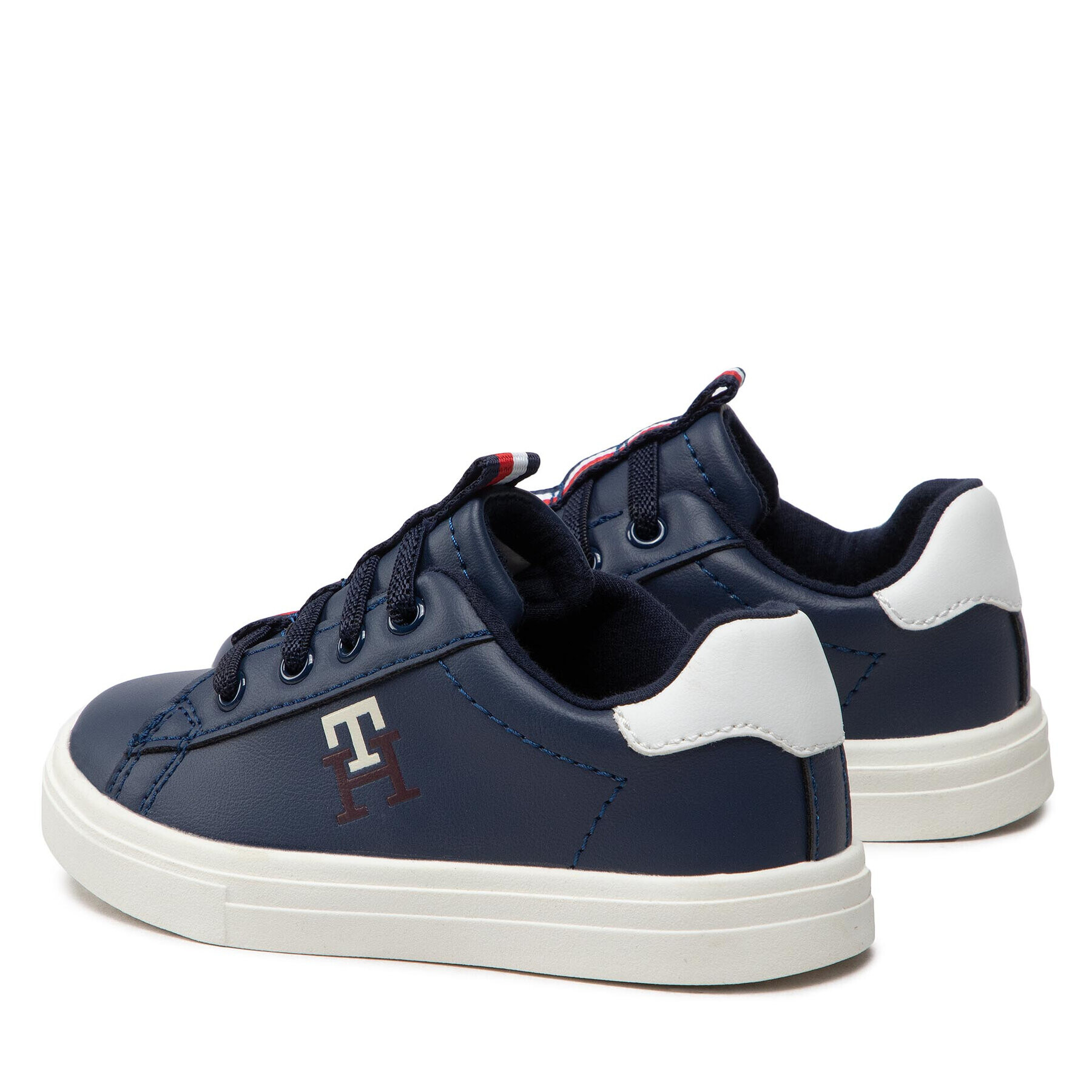 Tommy Hilfiger Sneakers Low Cut lace-Up Sneaker T1B9-32457-1355 S Bleumarin - Pled.ro