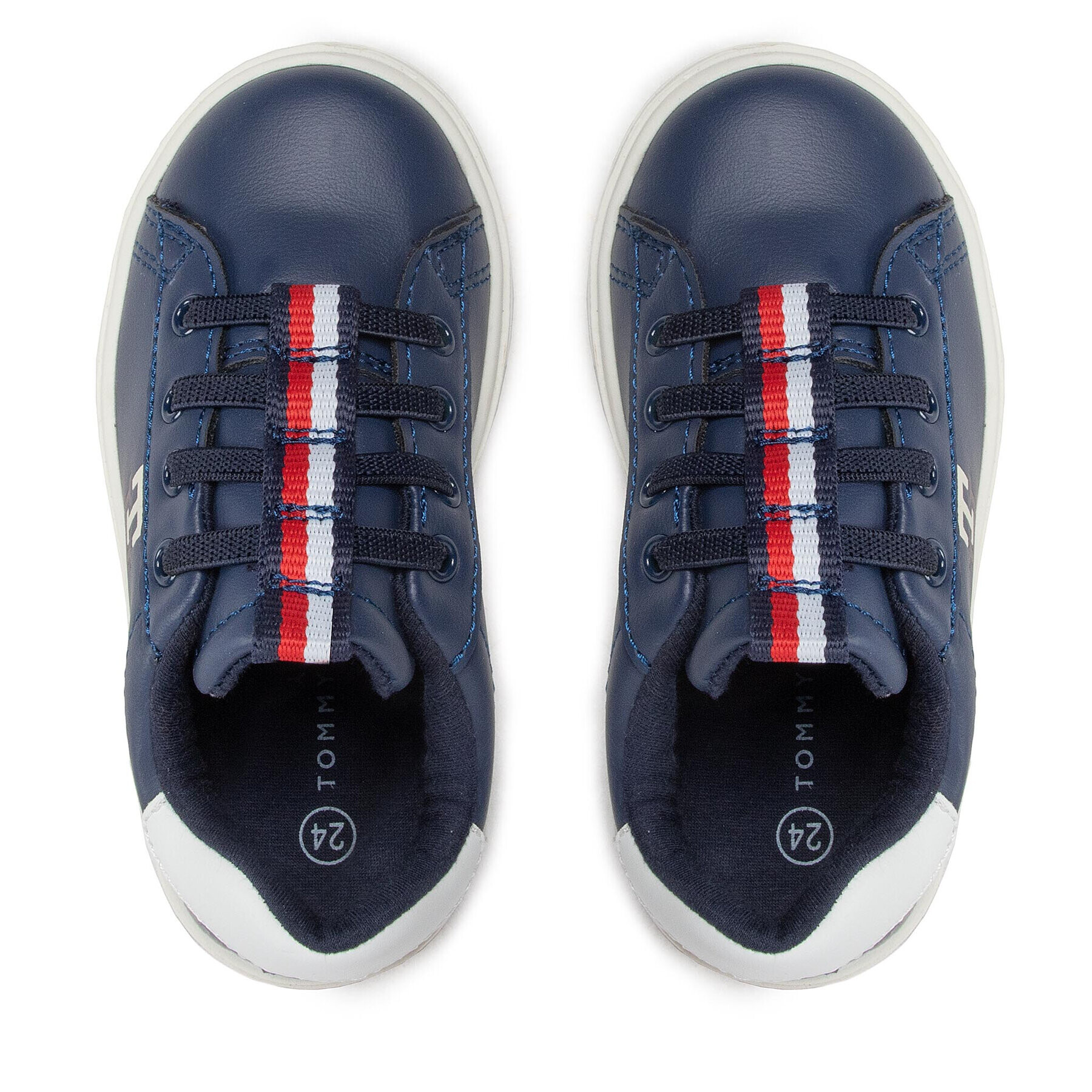 Tommy Hilfiger Sneakers Low Cut lace-Up Sneaker T1B9-32457-1355 S Bleumarin - Pled.ro