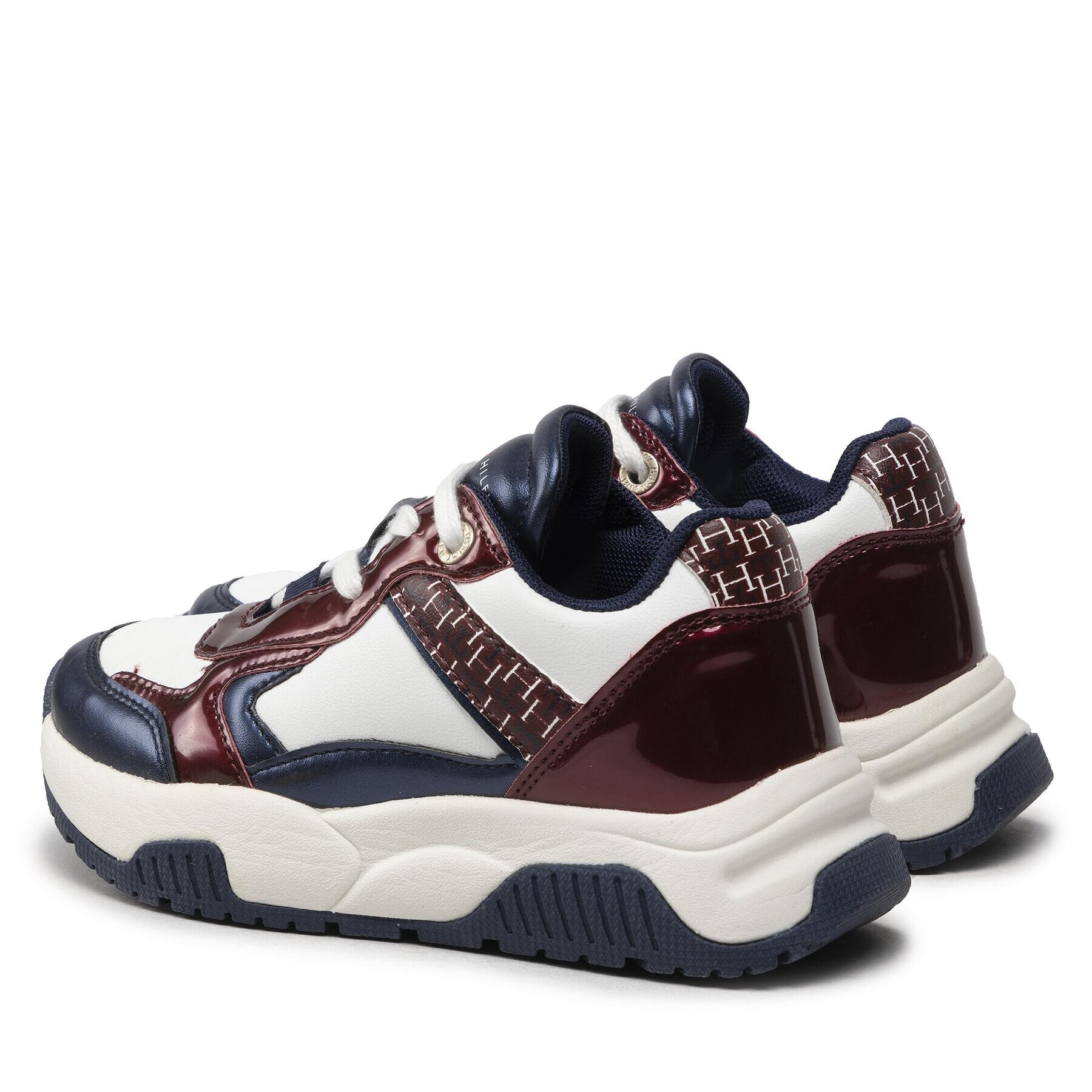 Tommy Hilfiger Sneakers Low Cut Lace-Up Sneaker T3A9-32359-1447 M Alb - Pled.ro