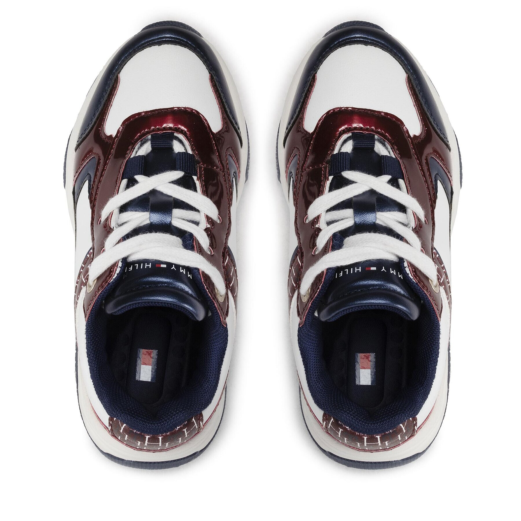 Tommy Hilfiger Sneakers Low Cut Lace-Up Sneaker T3A9-32359-1447 M Alb - Pled.ro