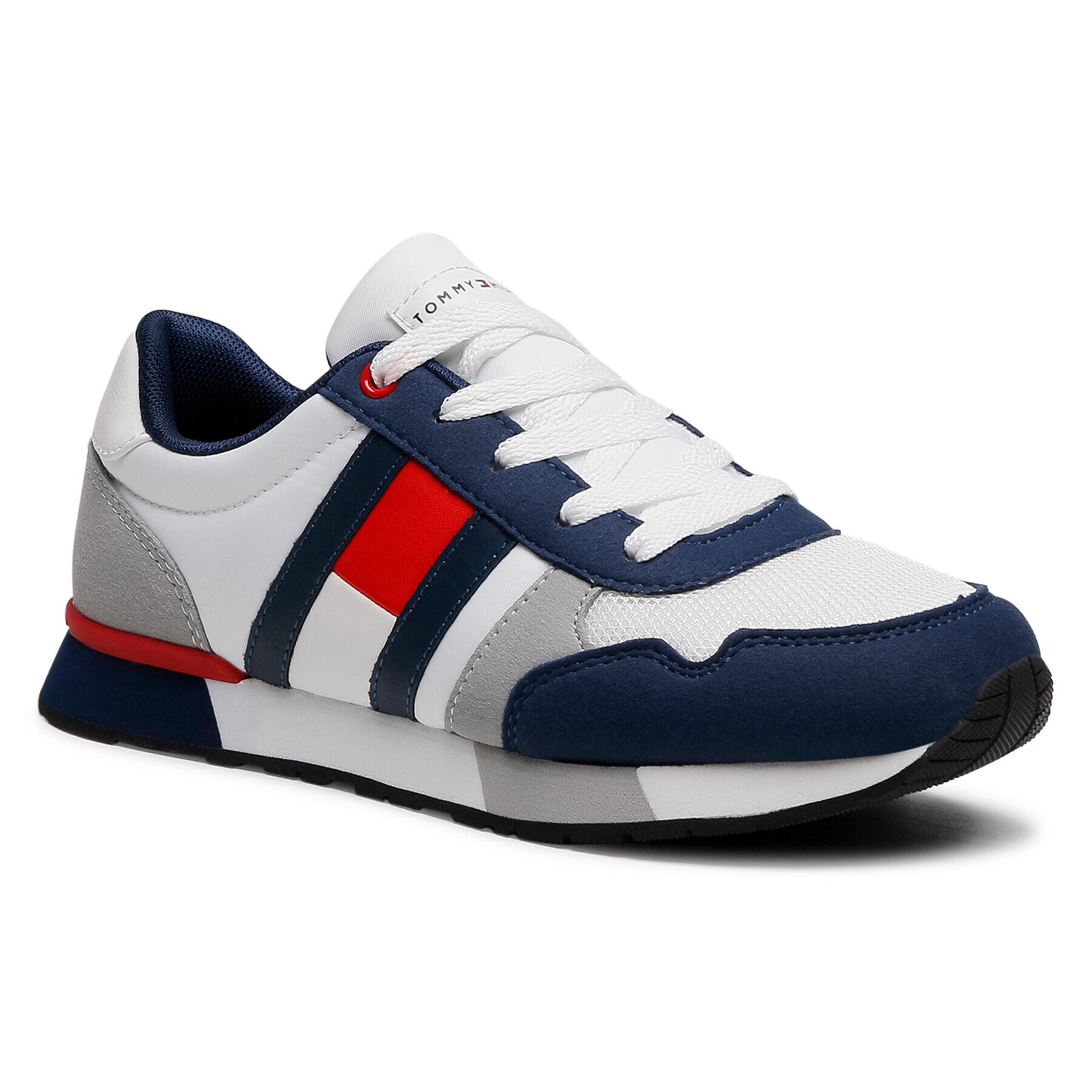 Tommy Hilfiger Sneakers Low Cut Lace-Up Sneaker T3B4-31092-0732 S Alb - Pled.ro