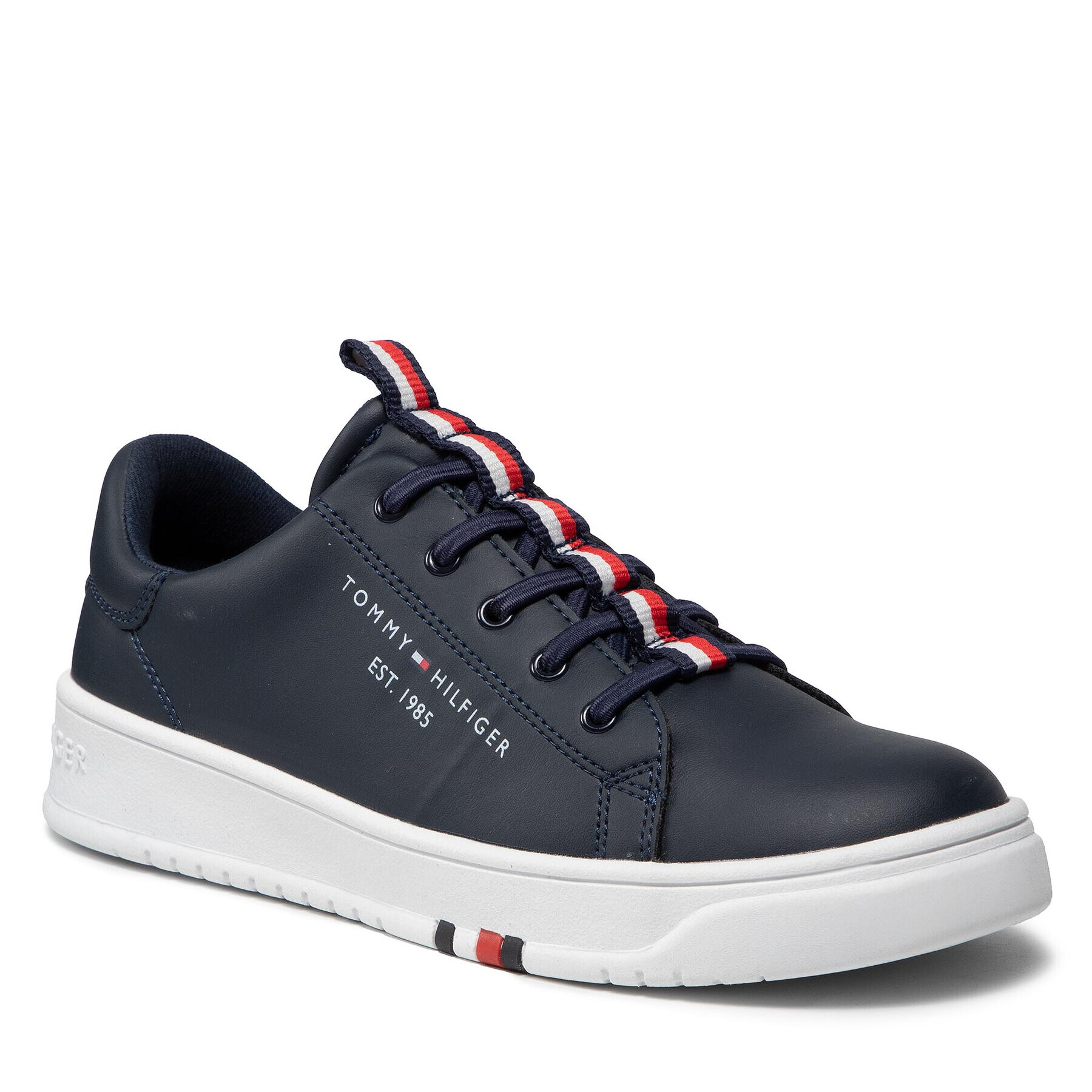 Tommy Hilfiger Sneakers Low Cut Lace Up Sneaker T3B4-32052-0193 S Bleumarin - Pled.ro