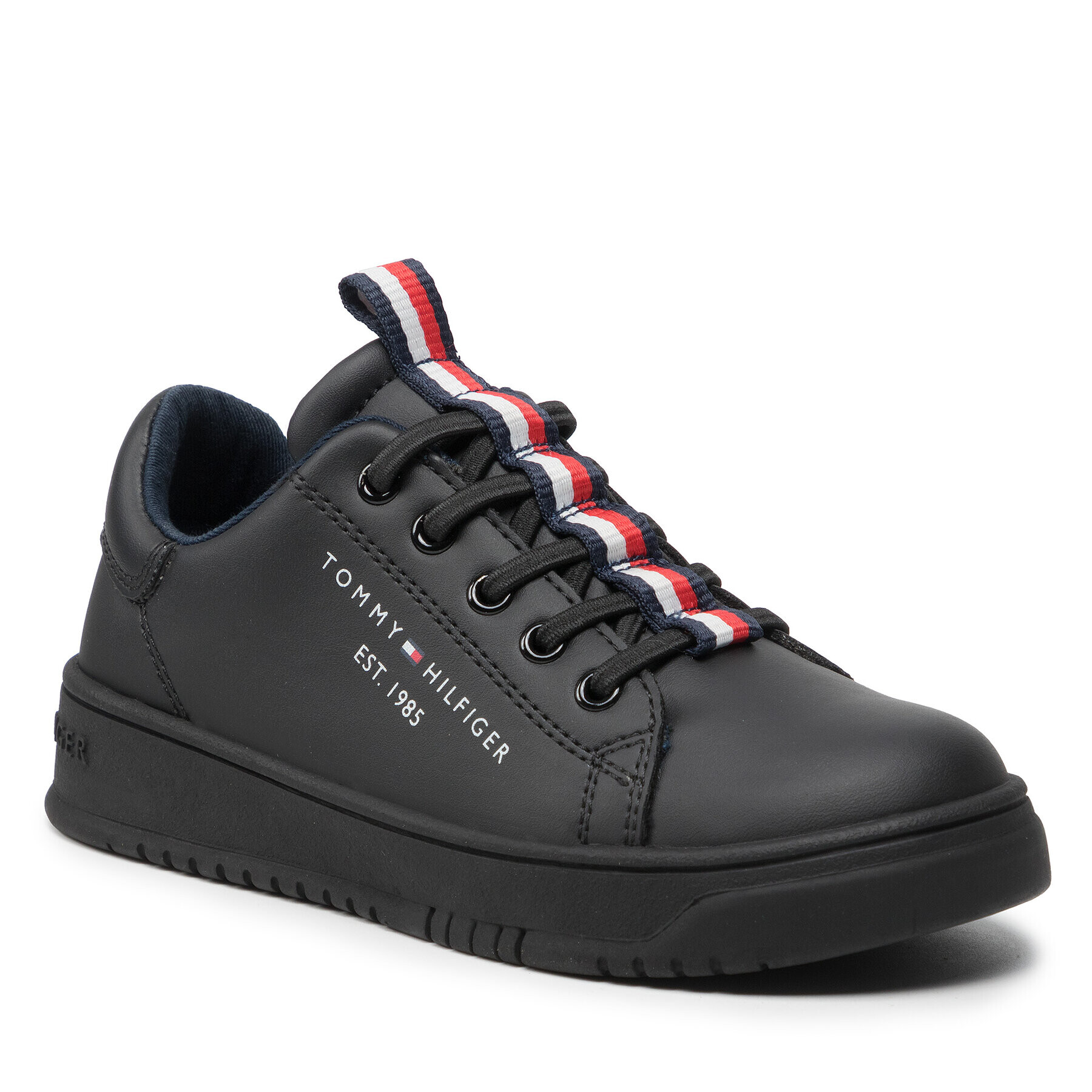 Tommy Hilfiger Sneakers Low Cut Lace-Up Sneaker T3B4-32225-1355 M Negru - Pled.ro