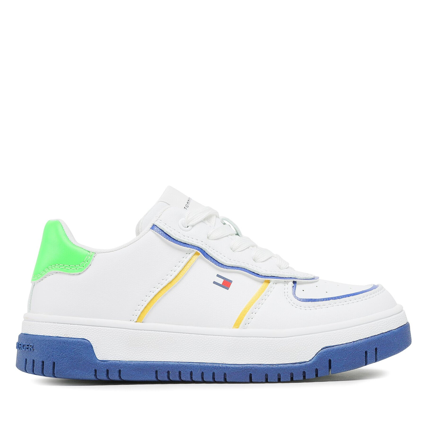 Tommy Hilfiger Sneakers Low Cut Lace-Up Sneaker T3X9-32873-1355 M Alb - Pled.ro