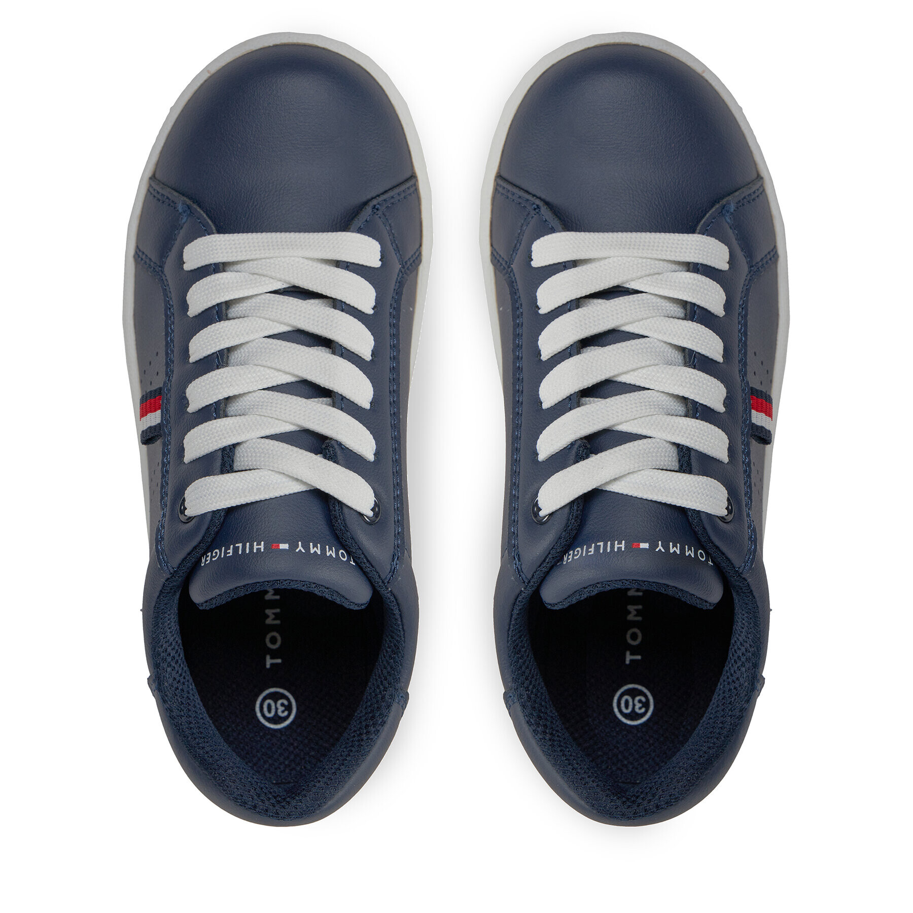 Tommy Hilfiger Sneakers Low Cut Lace Up Sneaker T3X9-33348-1355 M Bleumarin - Pled.ro