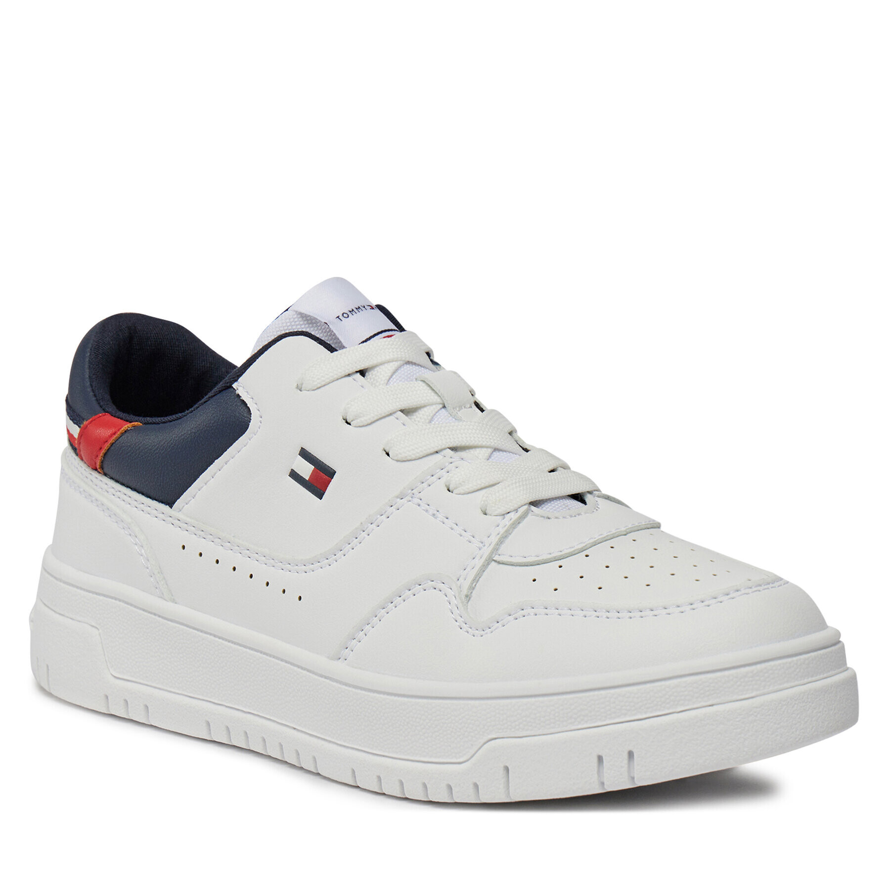 Tommy Hilfiger Sneakers Low Cut Lace-Up Sneaker T3X9-33367-1355 S Alb - Pled.ro