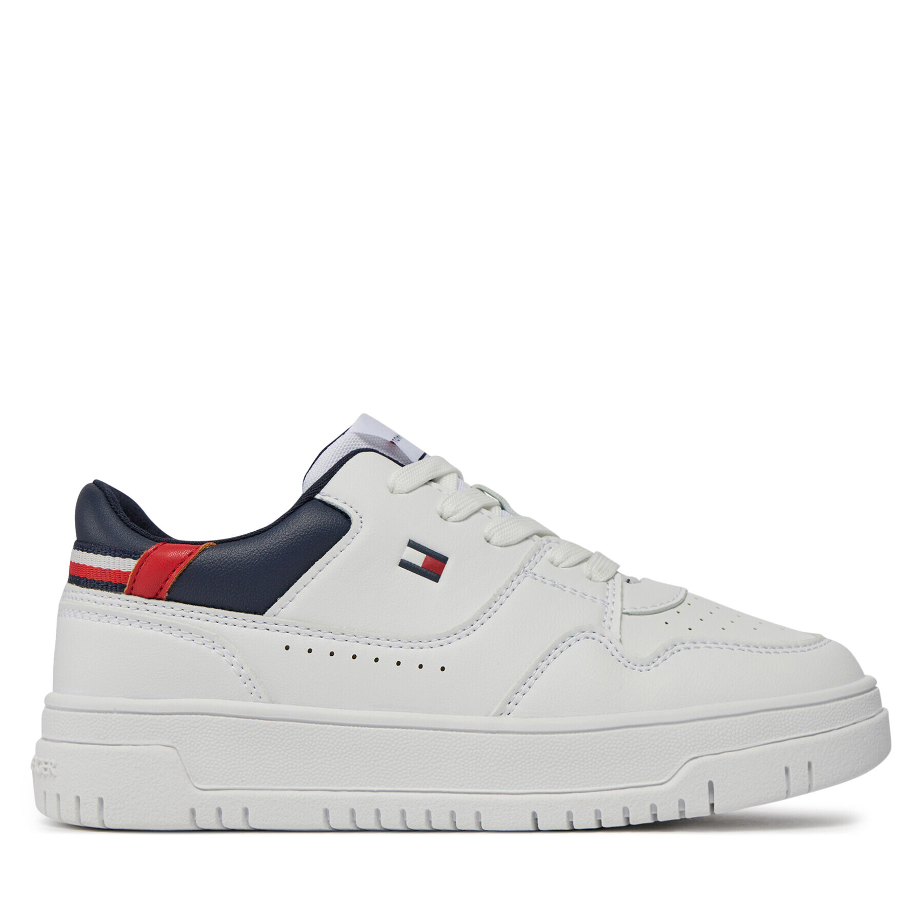 Tommy Hilfiger Sneakers Low Cut Lace-Up Sneaker T3X9-33367-1355 S Alb - Pled.ro