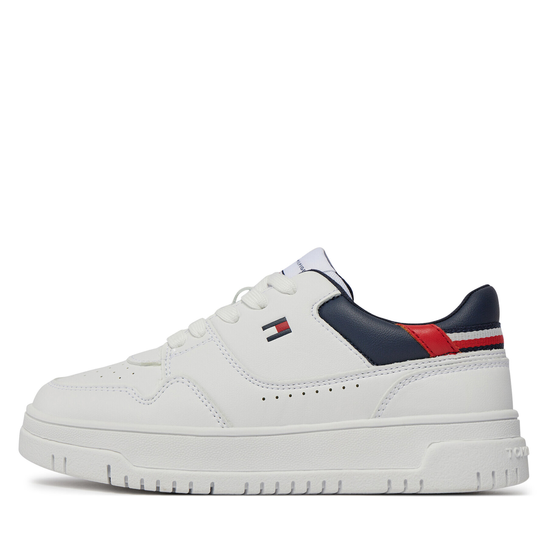 Tommy Hilfiger Sneakers Low Cut Lace-Up Sneaker T3X9-33367-1355 S Alb - Pled.ro