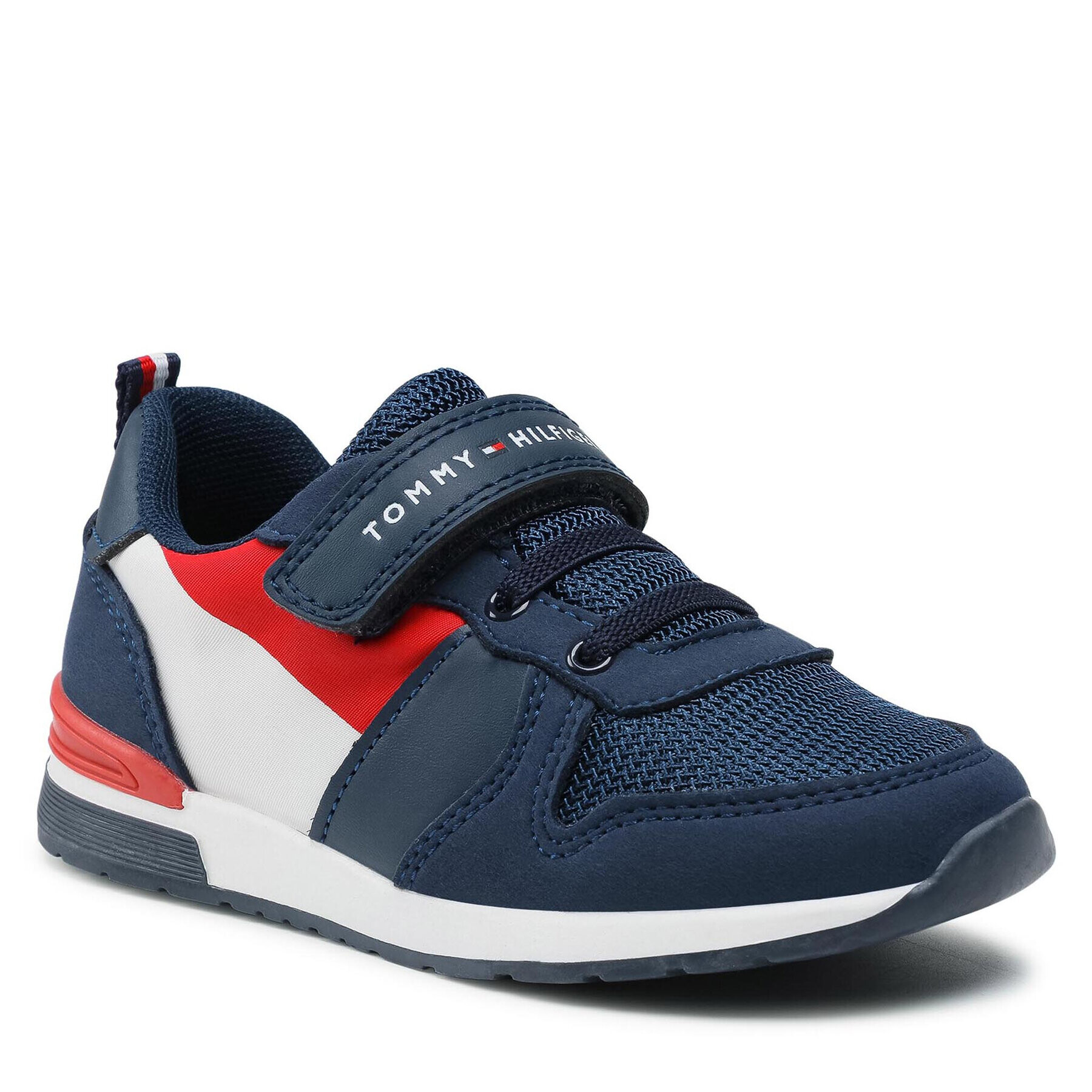 Tommy Hilfiger Sneakers Low Cut Lace-Up T1B4-32071-1040 S Bleumarin - Pled.ro