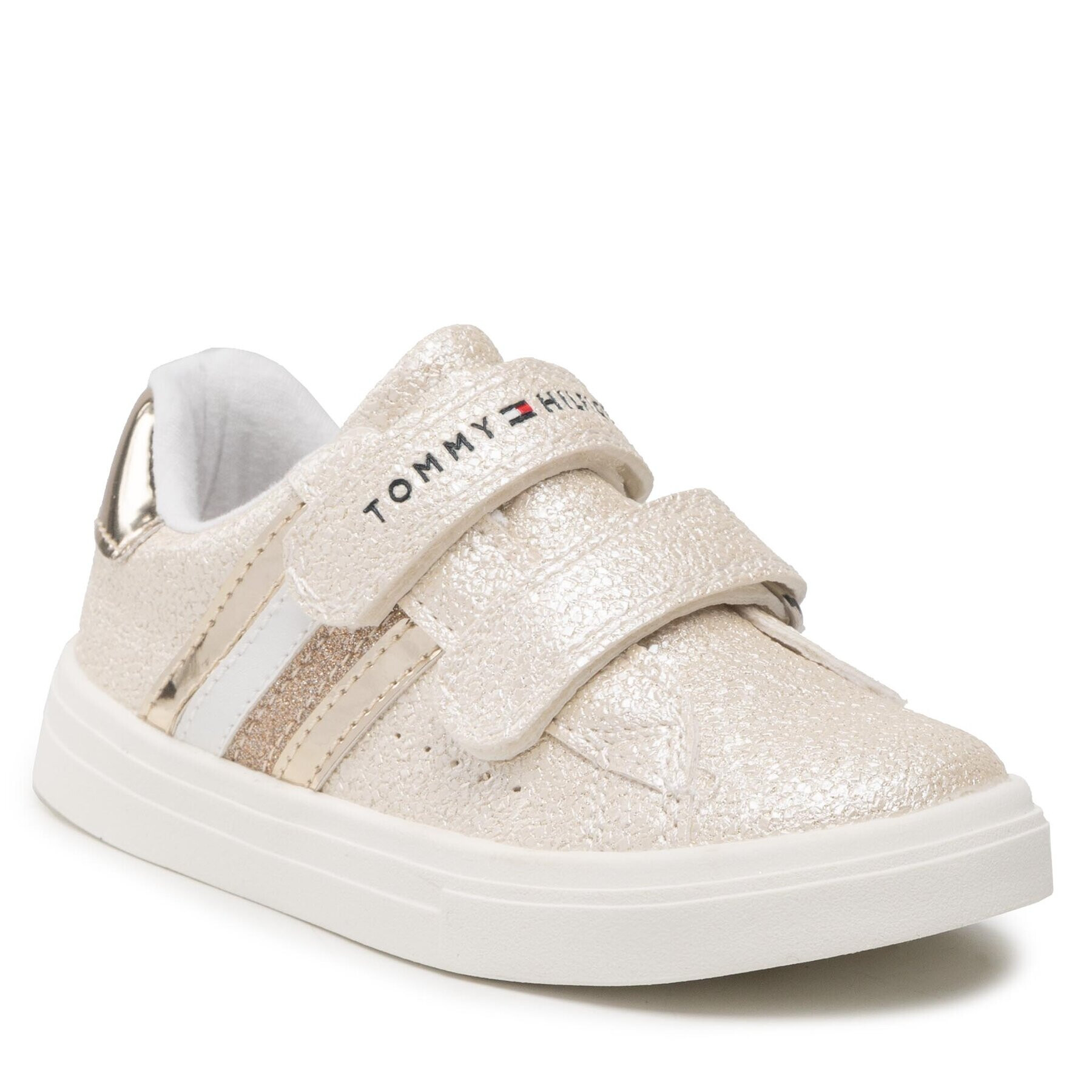 Tommy Hilfiger Sneakers Low Cut Velcro Sneaker T1A9-32300-1010 S Auriu - Pled.ro