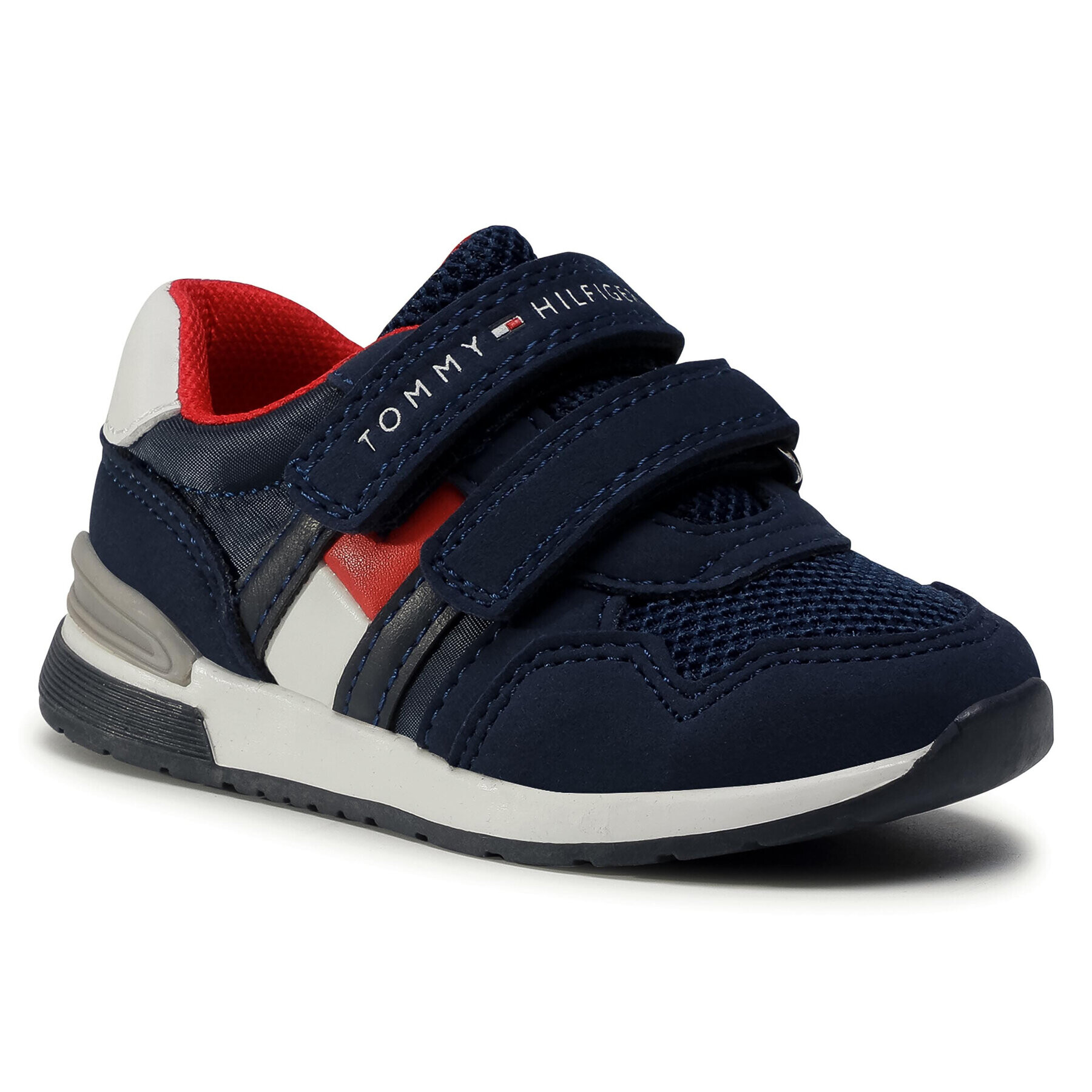 Tommy Hilfiger Sneakers Low Cut Velcro Sneaker T1B4-30481-0732 M Bleumarin - Pled.ro