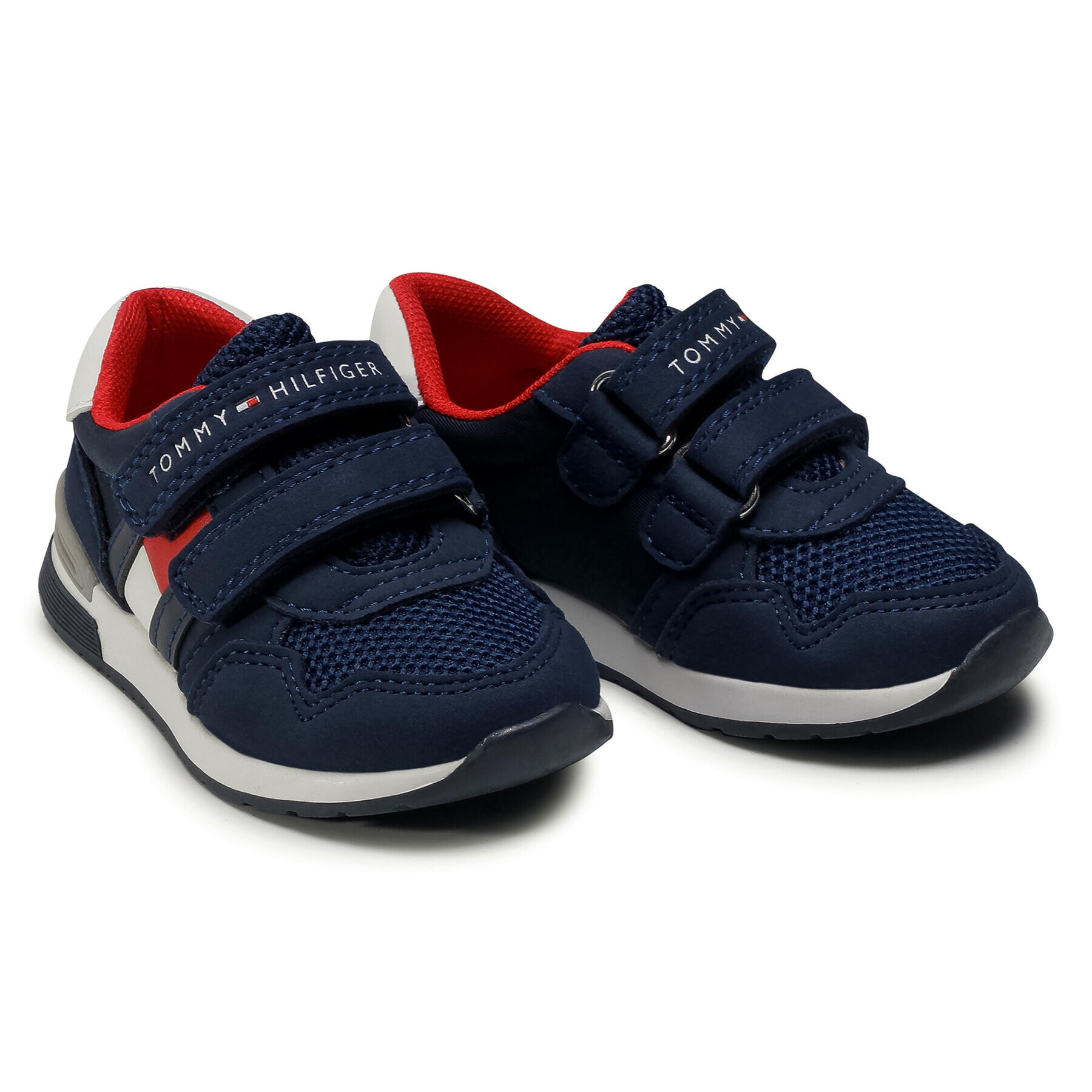 Tommy Hilfiger Sneakers Low Cut Velcro Sneaker T1B4-30481-0732 M Bleumarin - Pled.ro