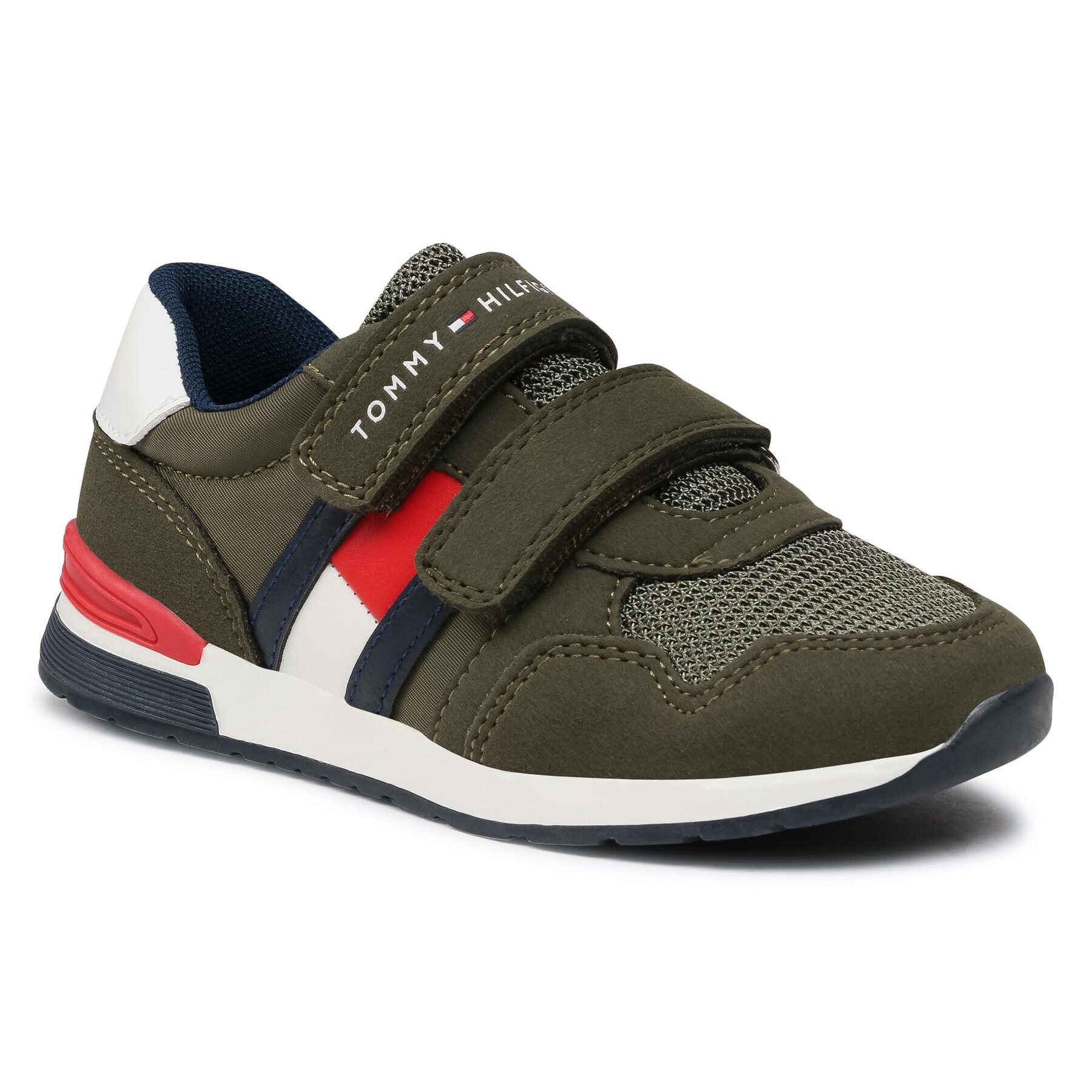 Tommy Hilfiger Sneakers Low Cut Velcro Sneaker T1B4-30481-0732 S Verde - Pled.ro