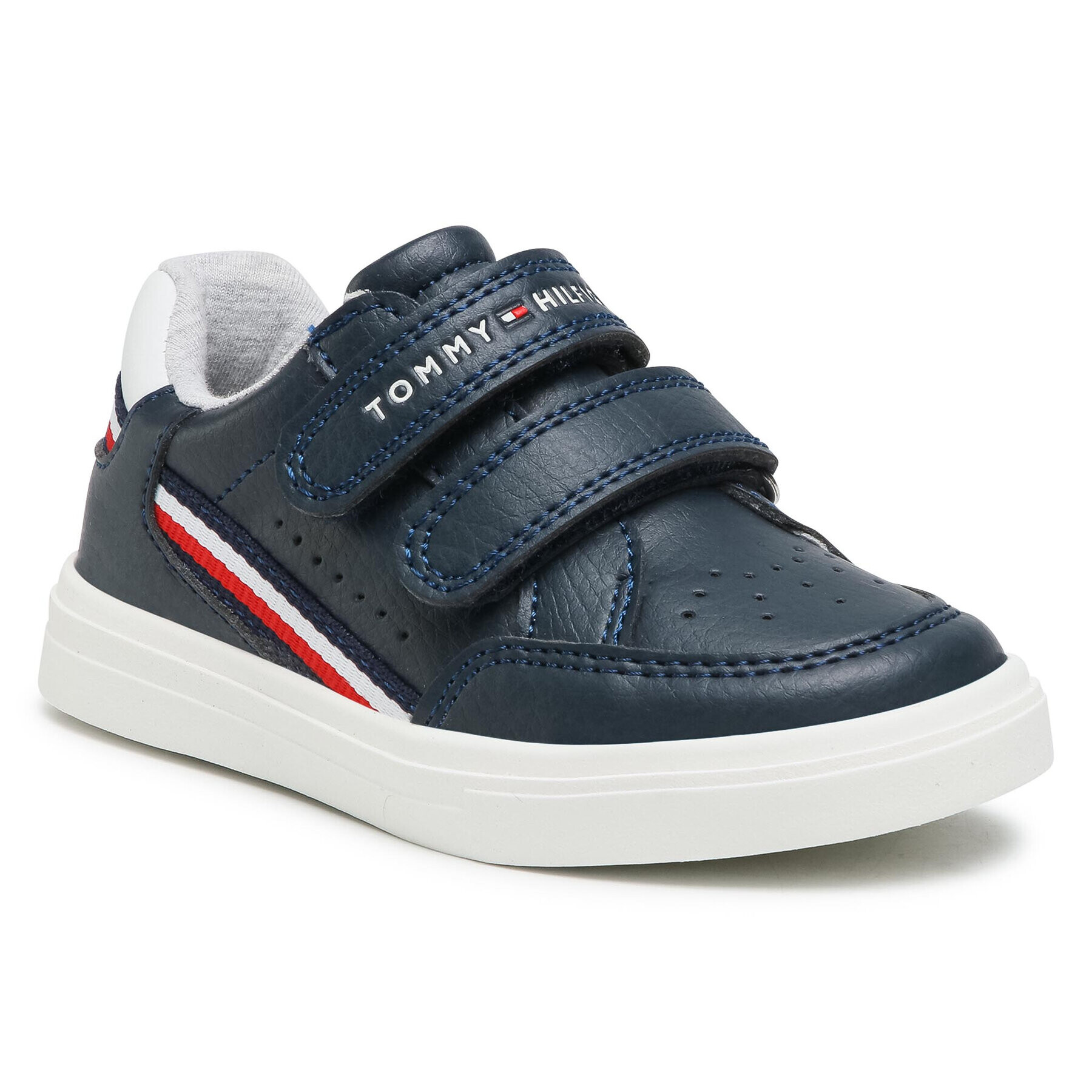 Tommy Hilfiger Sneakers Low Cut Velcro Sneaker T1B4-31073-0621X007 S Bleumarin - Pled.ro