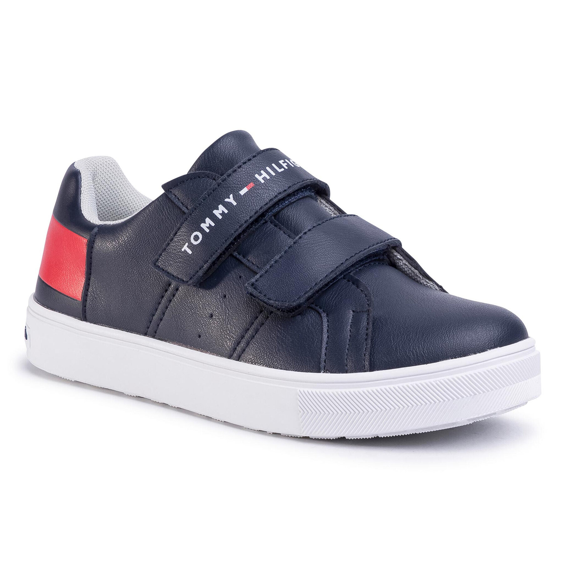 Tommy Hilfiger Sneakers Low Cut Velcro Sneaker T3B4-30719-019 S Negru - Pled.ro