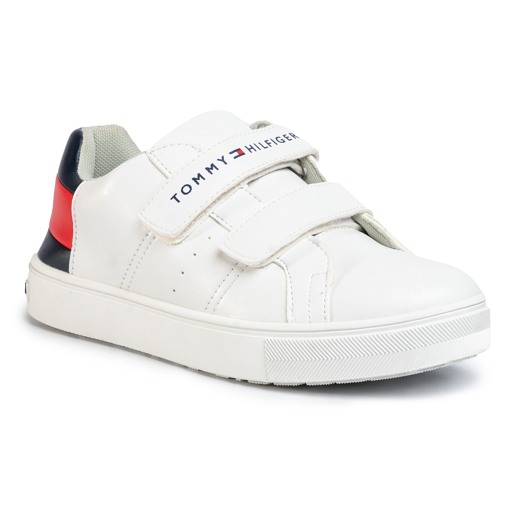 Tommy Hilfiger Sneakers Low Cut Velcro Sneaker T3B4-30719-0193 S Alb - Pled.ro