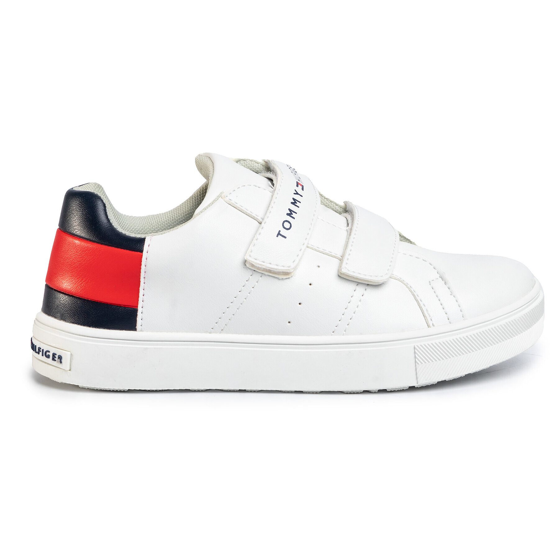 Tommy Hilfiger Sneakers Low Cut Velcro Sneaker T3B4-30719-0193 S Alb - Pled.ro