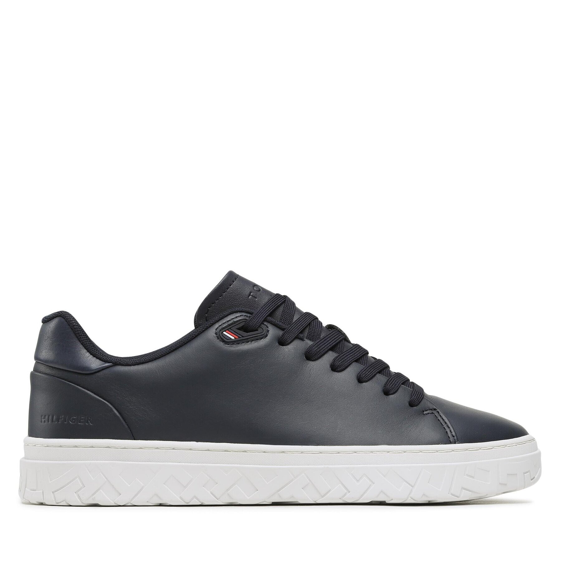 Tommy Hilfiger Sneakers Modern Iconic Court Cup Leather FM0FM04355 Bleumarin - Pled.ro