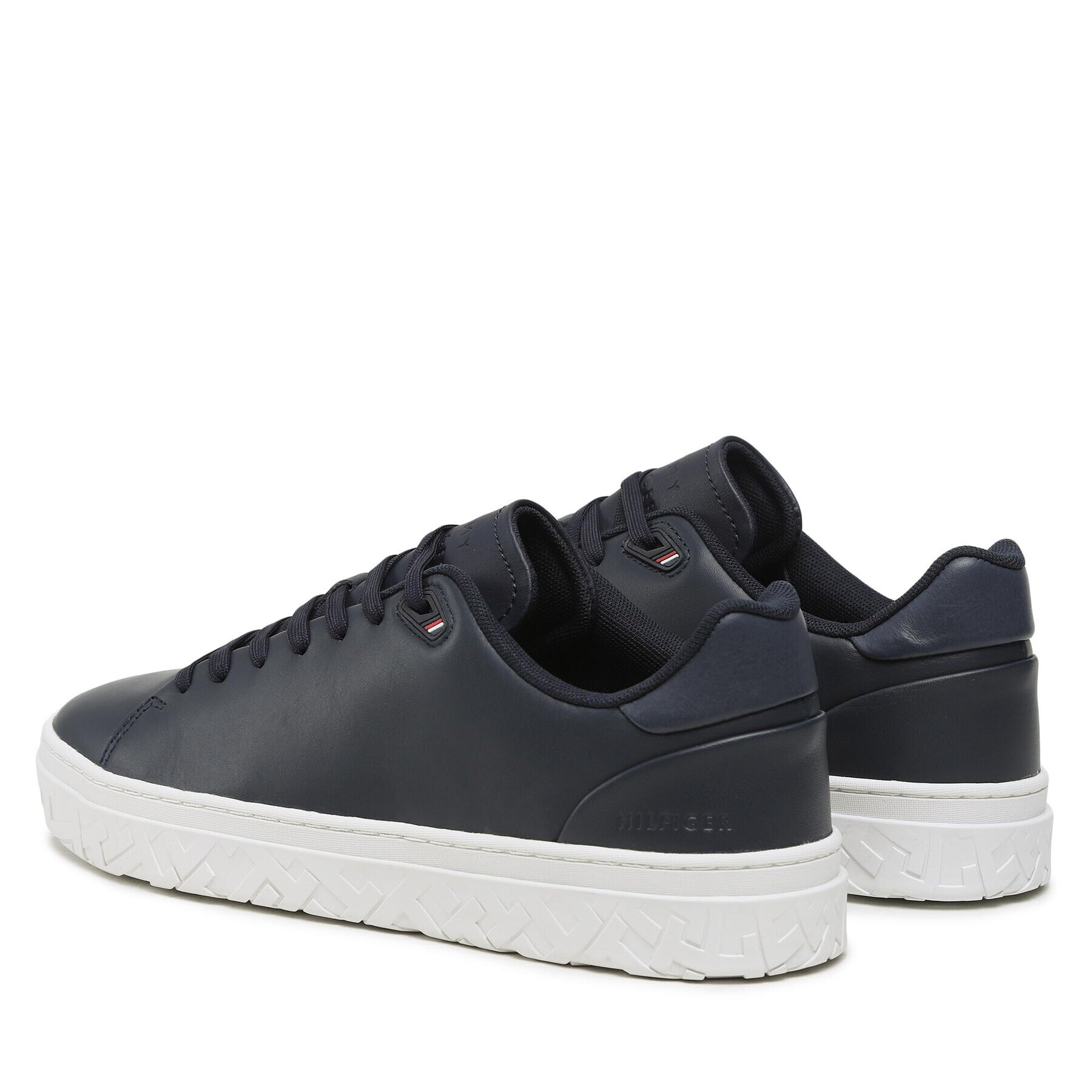 Tommy Hilfiger Sneakers Modern Iconic Court Cup Leather FM0FM04355 Bleumarin - Pled.ro