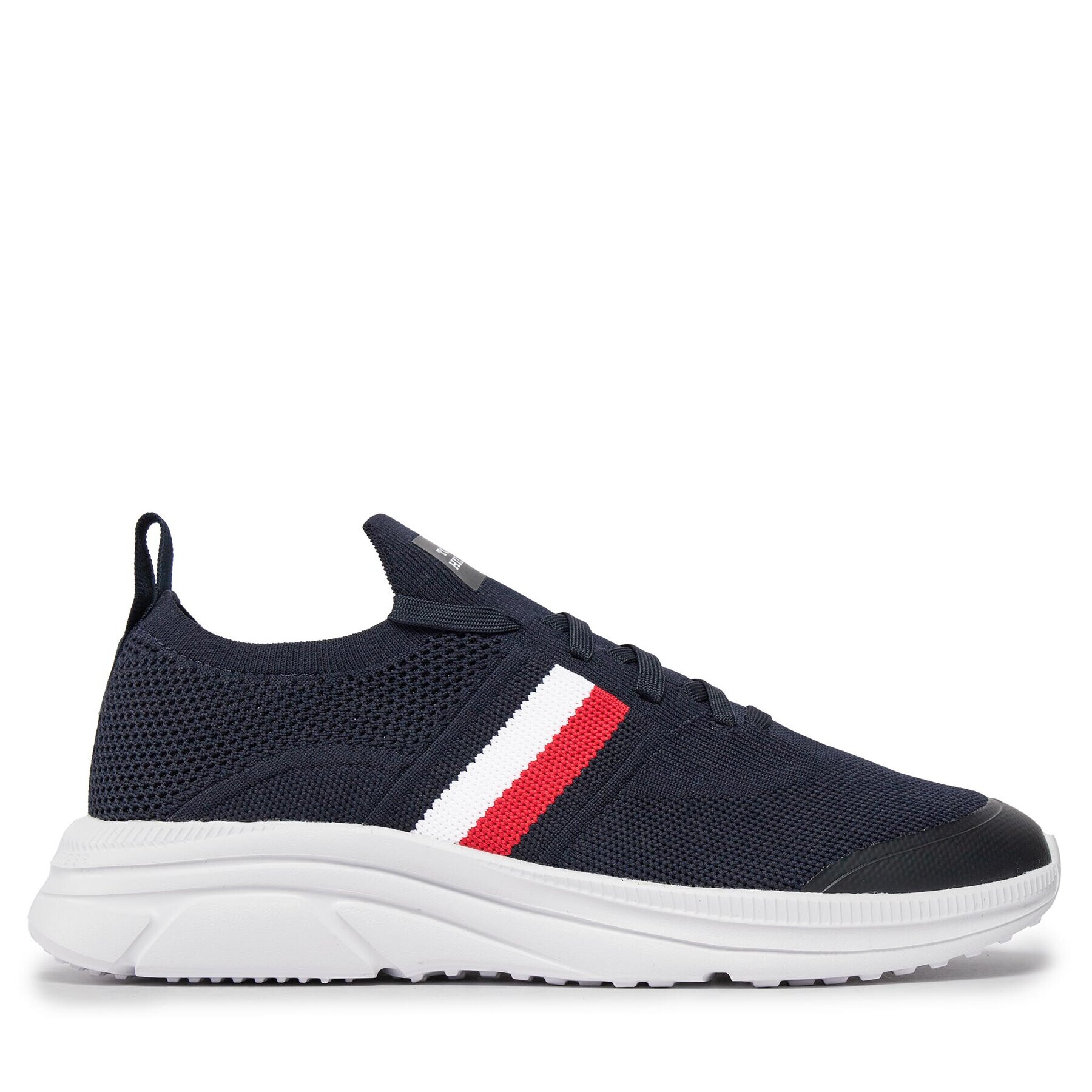 Tommy Hilfiger Sneakers Modern Runner Knit Stripes Ess FM0FM04798 Bleumarin - Pled.ro