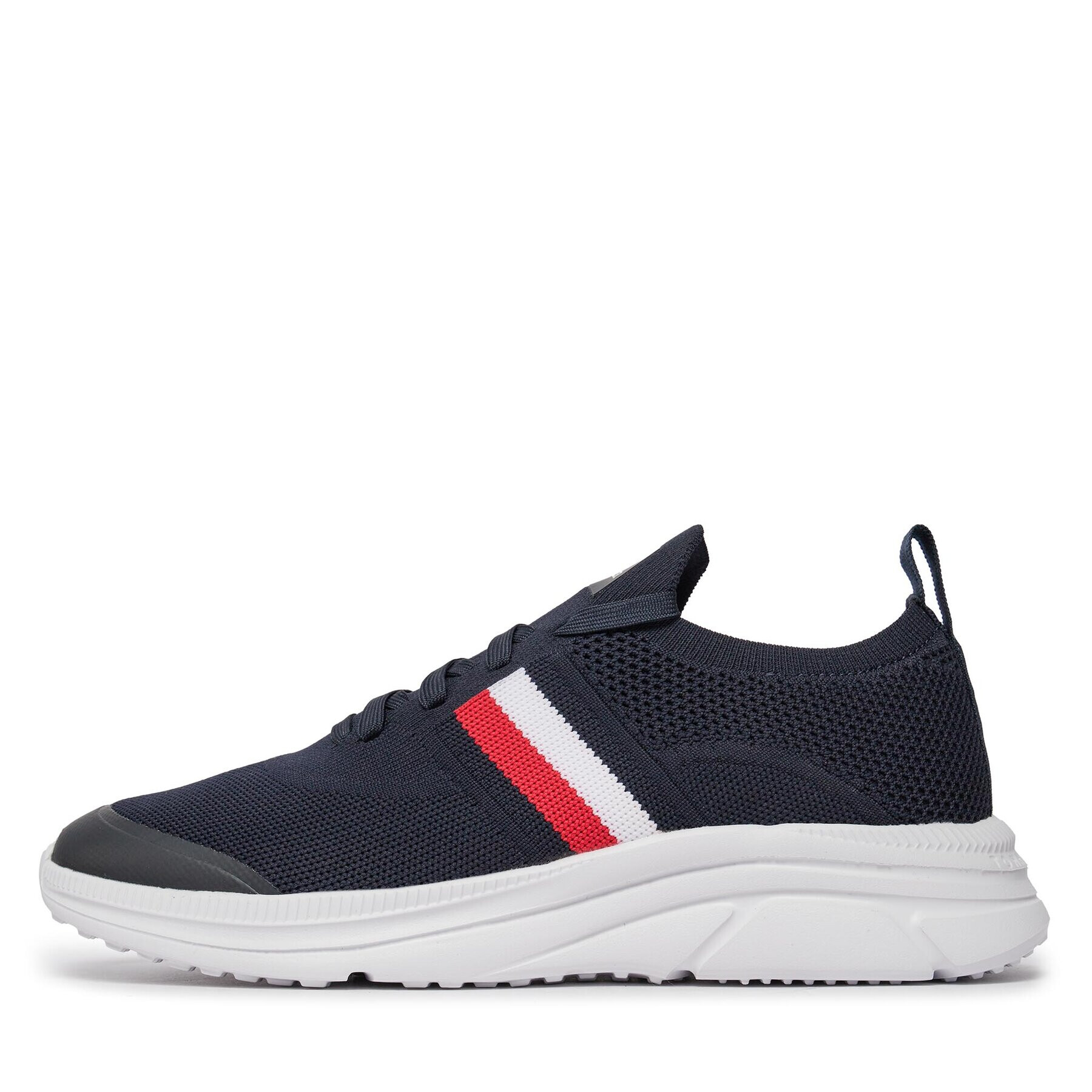 Tommy Hilfiger Sneakers Modern Runner Knit Stripes Ess FM0FM04798 Bleumarin - Pled.ro