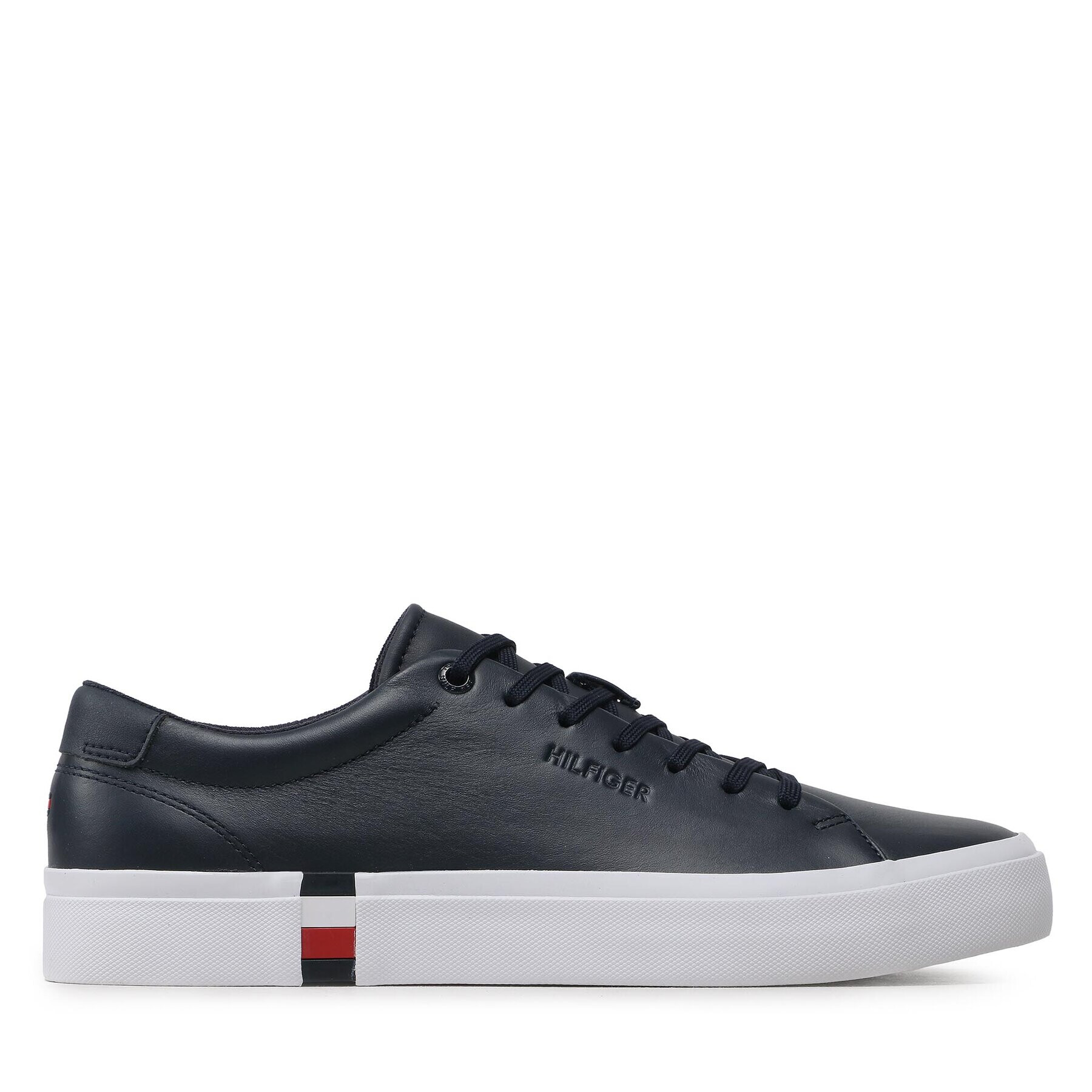 Tommy Hilfiger Sneakers Modern Vulc Corporate Leather FM0FM04351 Bleumarin - Pled.ro