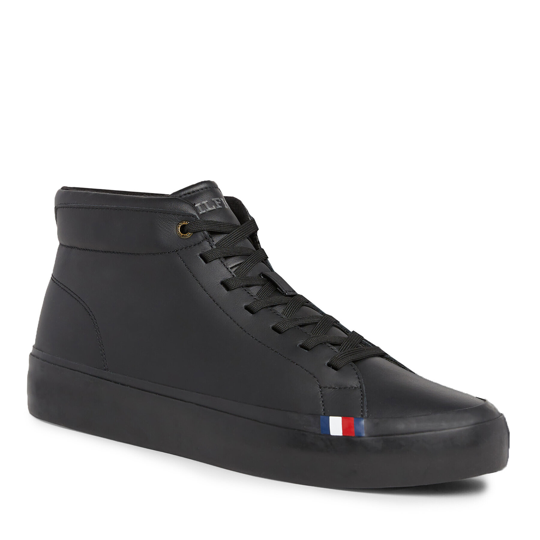 Tommy Hilfiger Sneakers Modern Vulc Lth Hi Wl FM0FM04820 Negru - Pled.ro