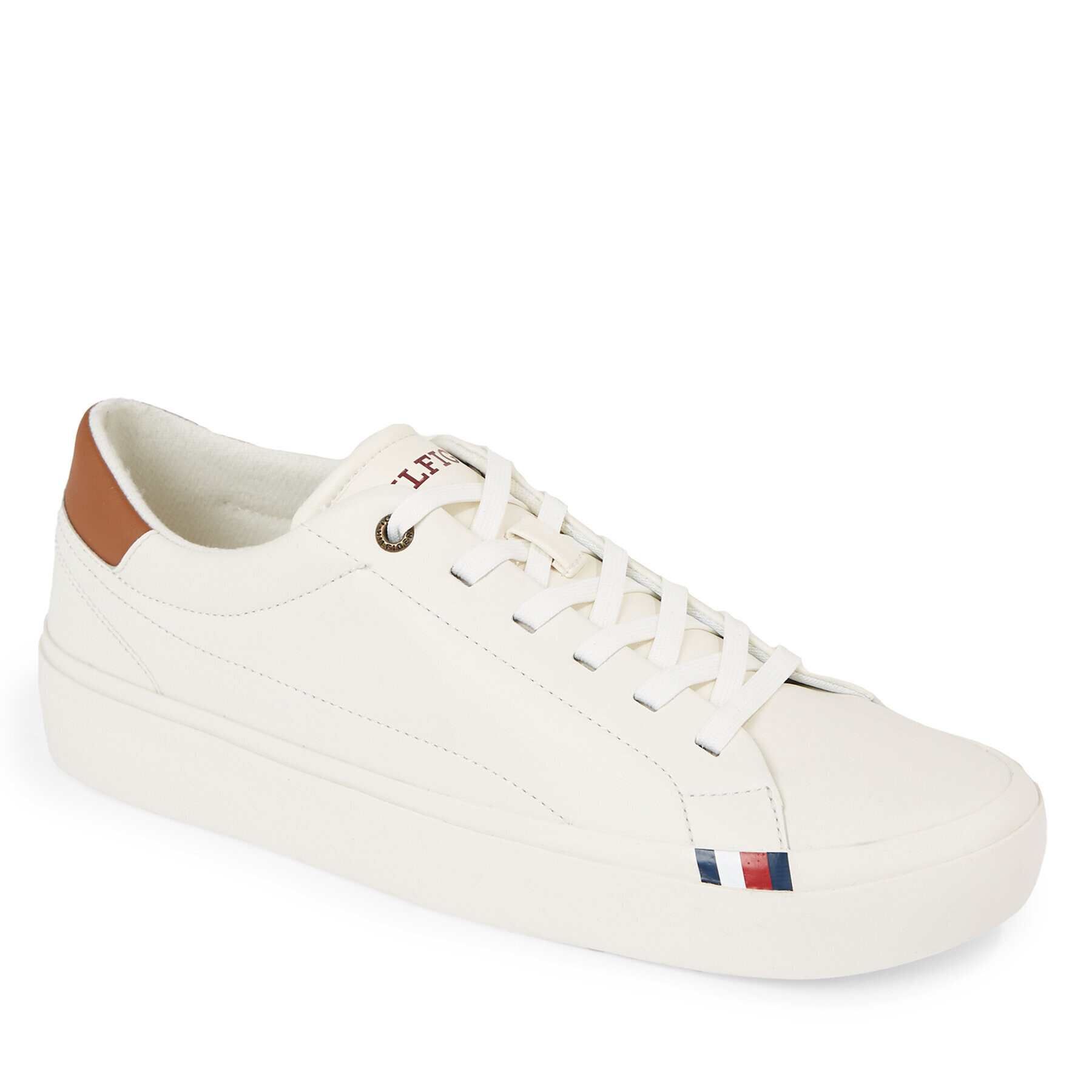 Tommy Hilfiger Sneakers Modern Vulc Lth Low Wl FM0FM04819 Alb - Pled.ro