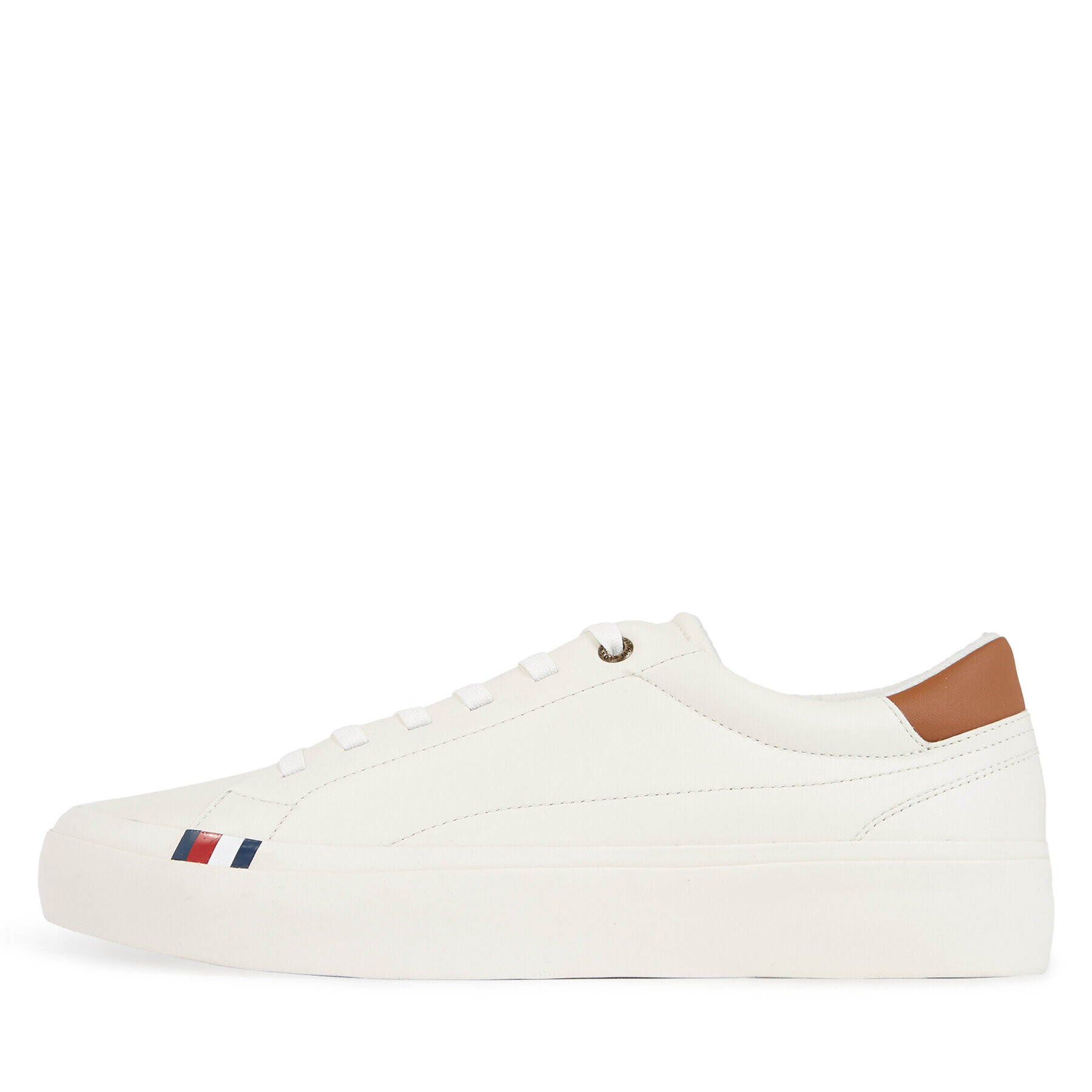 Tommy Hilfiger Sneakers Modern Vulc Lth Low Wl FM0FM04819 Alb - Pled.ro