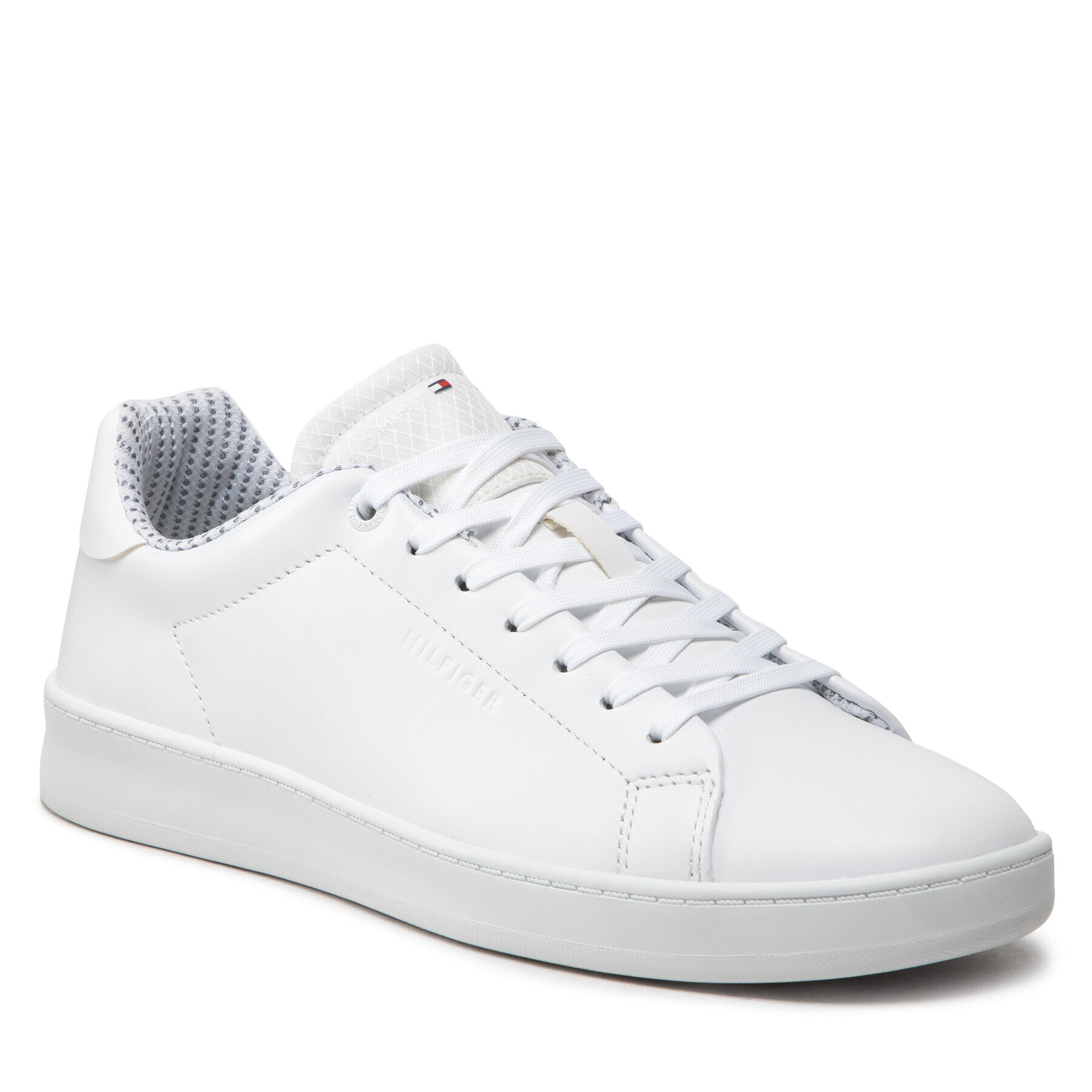 Tommy Hilfiger Sneakers Retro Cpurt Leather Warmlend FM0FM04170 Alb - Pled.ro