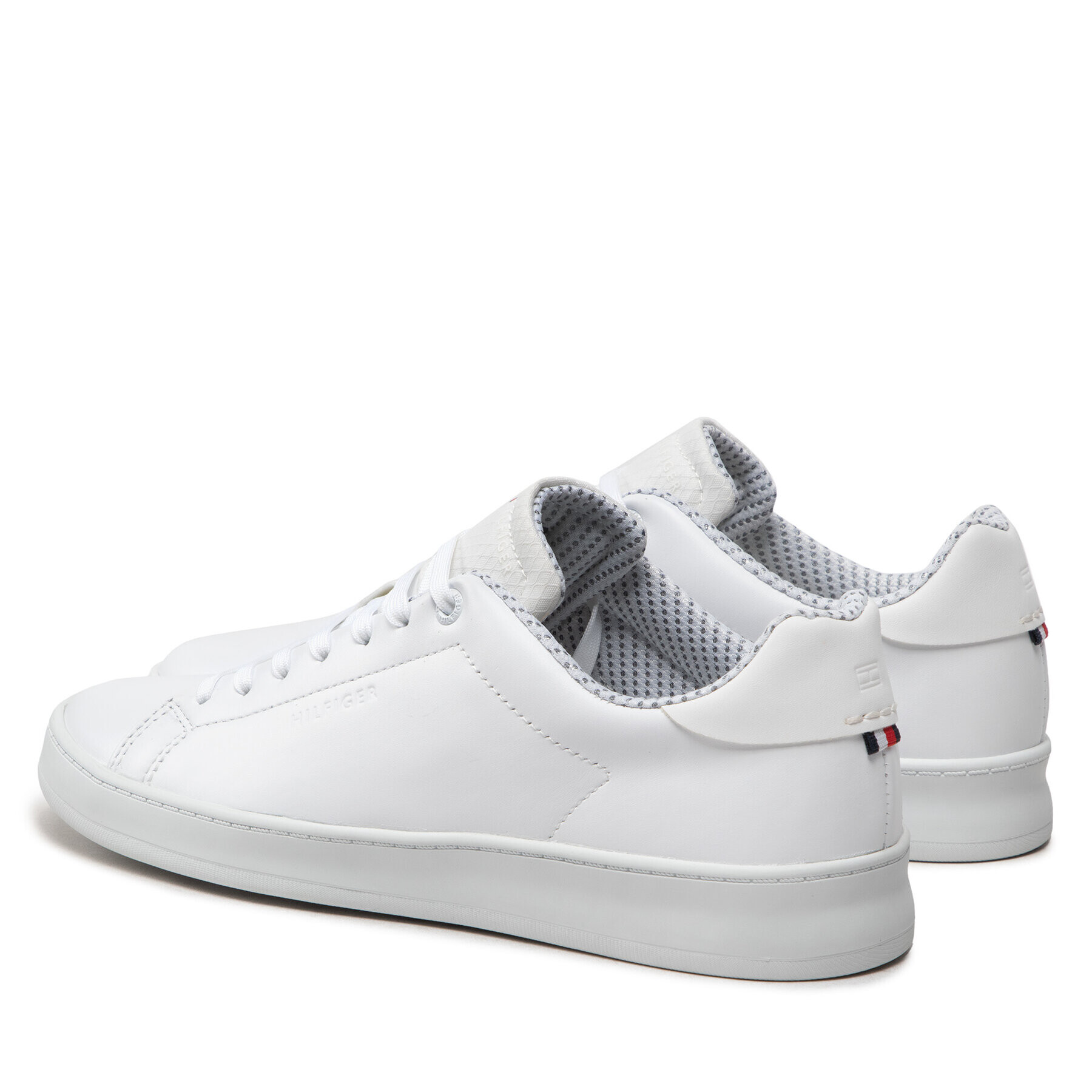 Tommy Hilfiger Sneakers Retro Cpurt Leather Warmlend FM0FM04170 Alb - Pled.ro