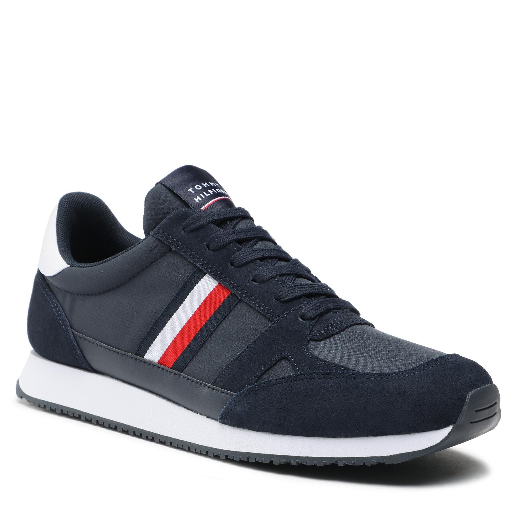 Tommy Hilfiger Sneakers Runner Lo Vintage Mix FM0FM03431 Bleumarin - Pled.ro