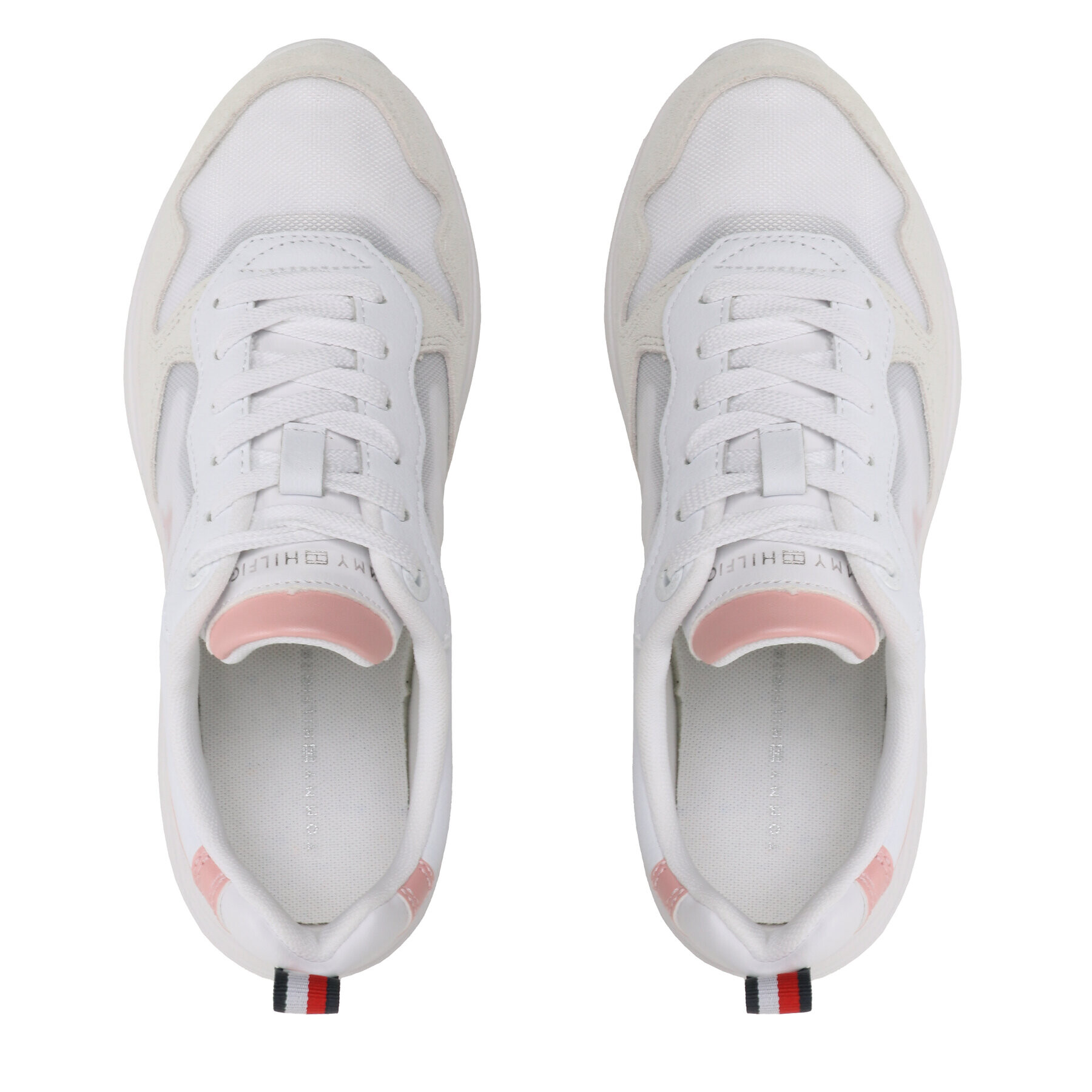 Tommy Hilfiger Sneakers Sporty Th Runner FW0FW06952 Alb - Pled.ro